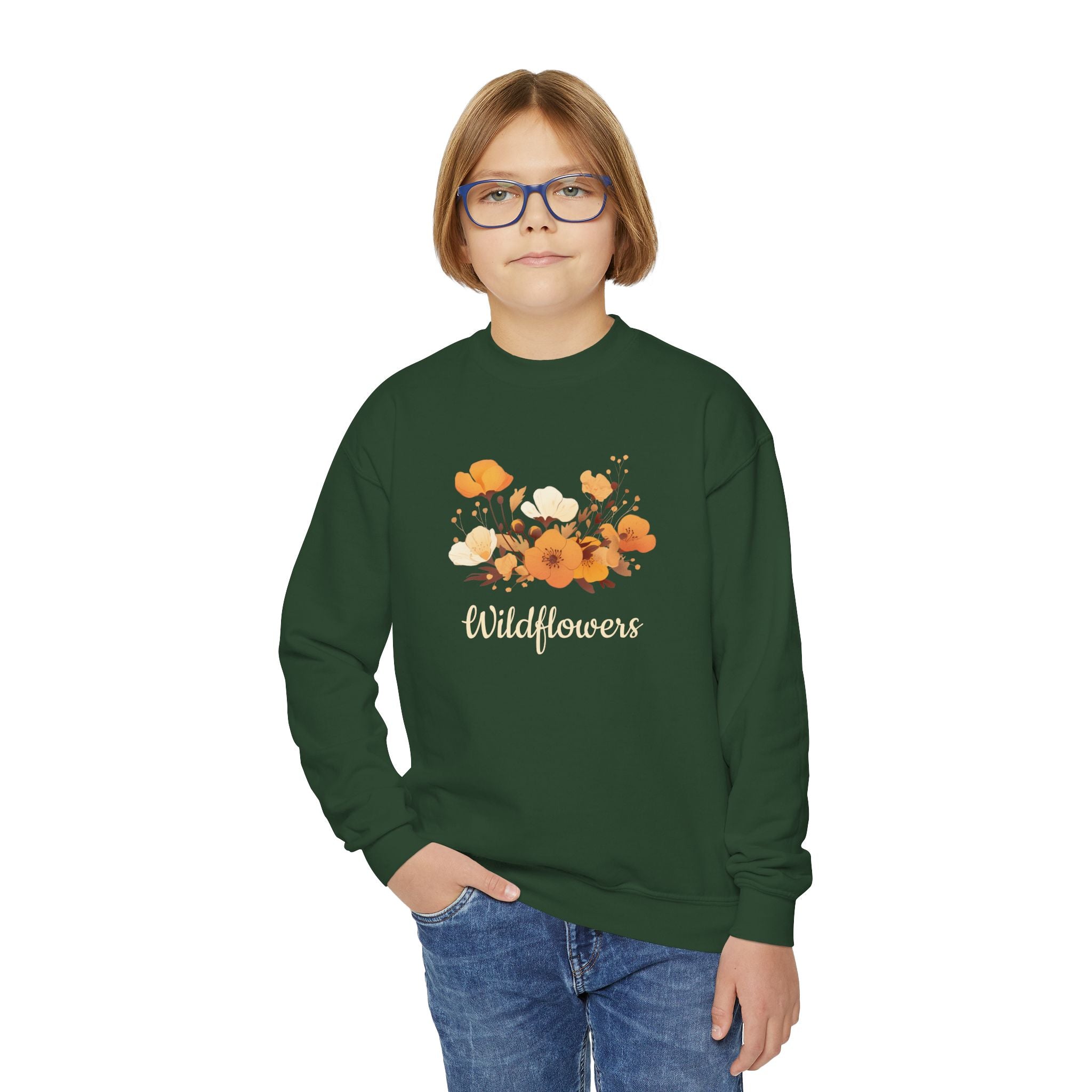 Wildflowers Youth Crewneck Sweatshirt
