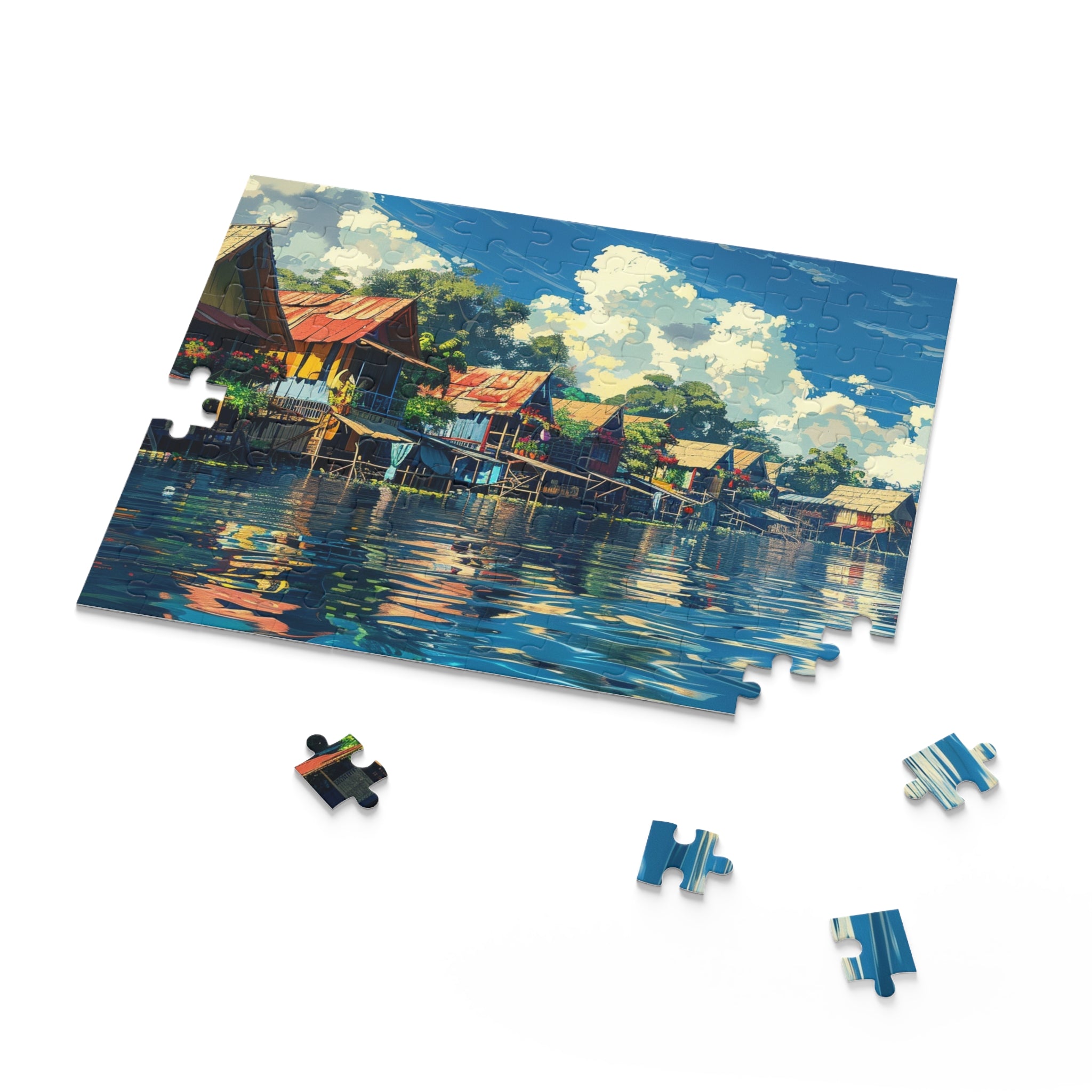 Floating Village Serenity Puzzle