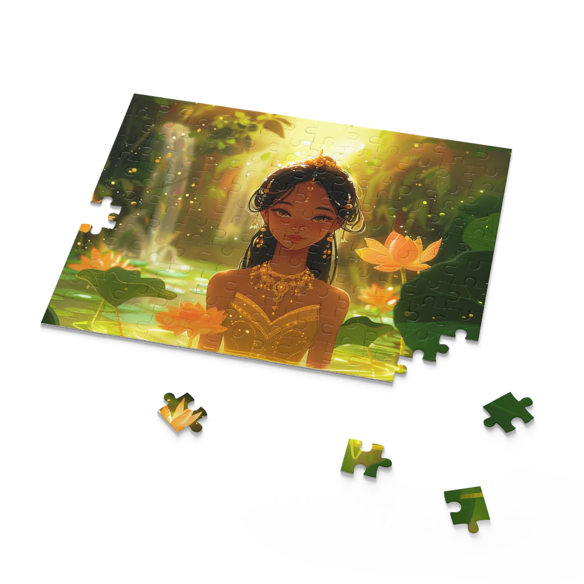 Golden Grace: Khmer Maiden Puzzle