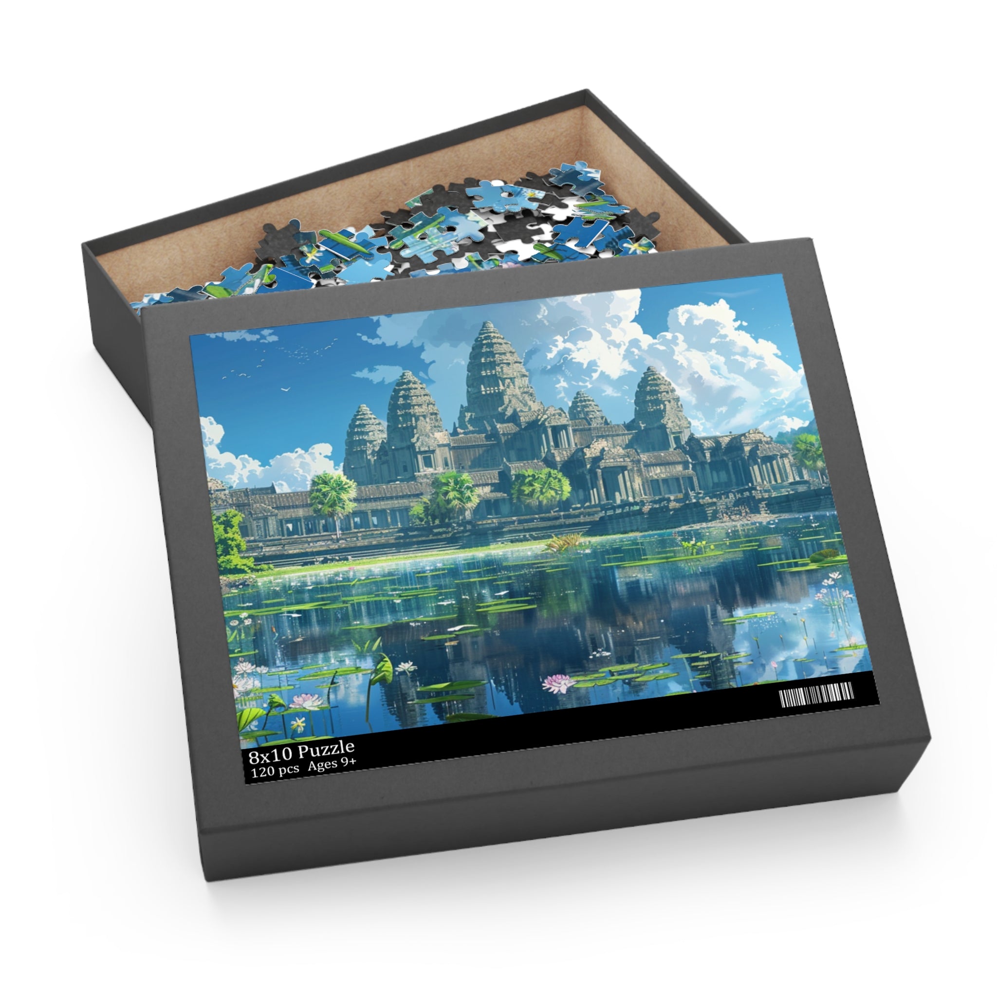 Daytime Serenity at Angkor Wat Puzzle