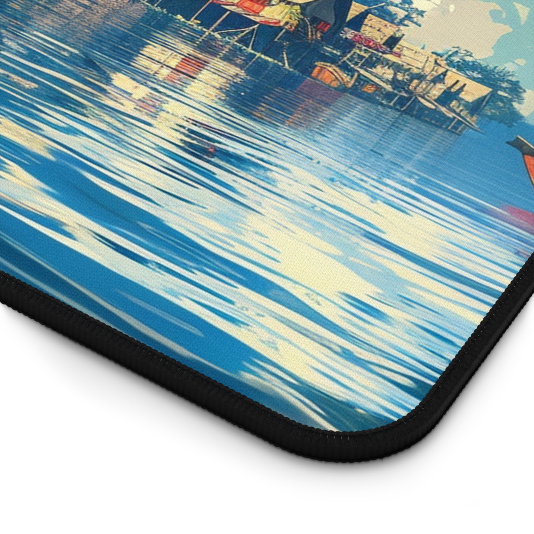 Floating Village Serenity Desk Mat