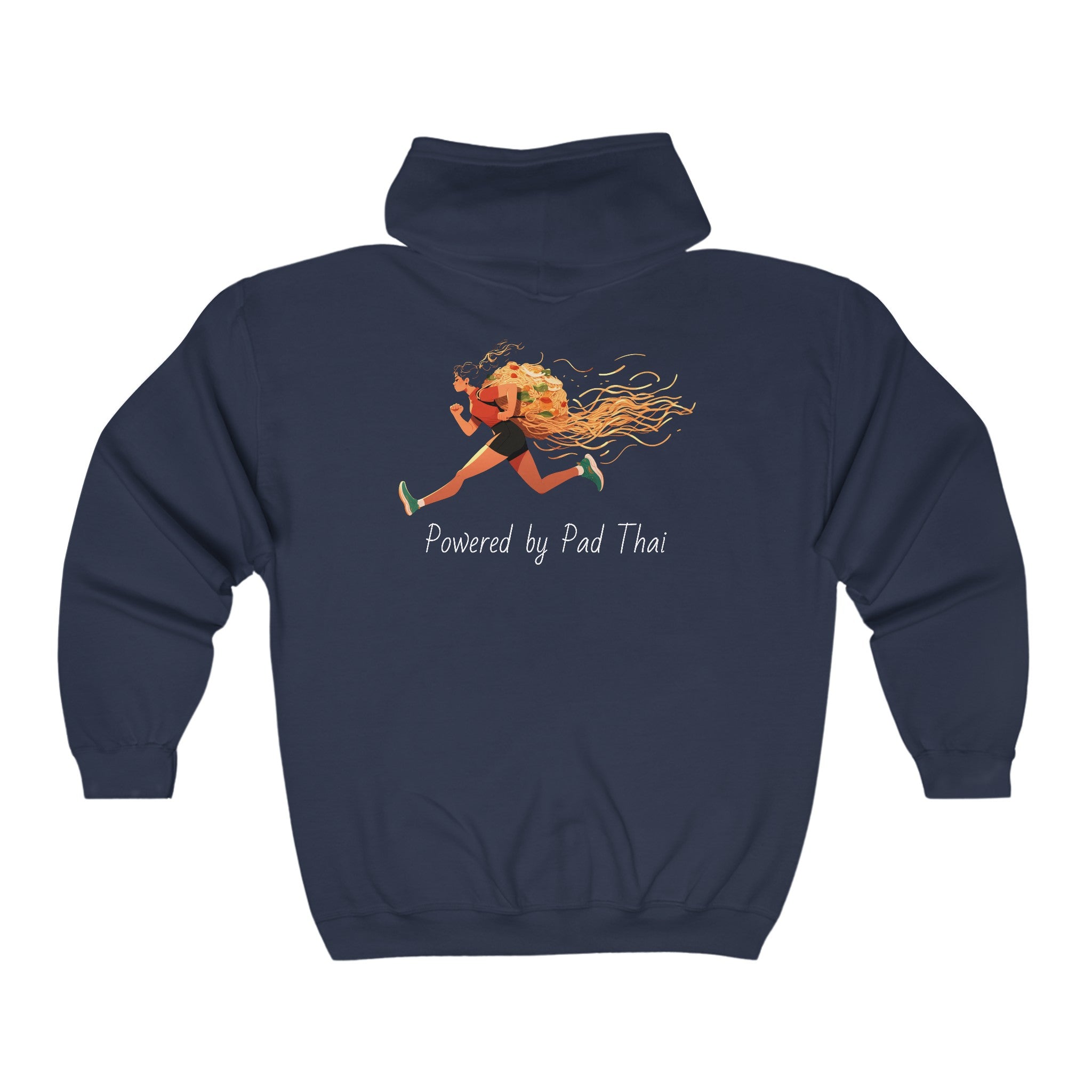 Powered by Pad Thai - Full Zip Hooded Sweatshirt