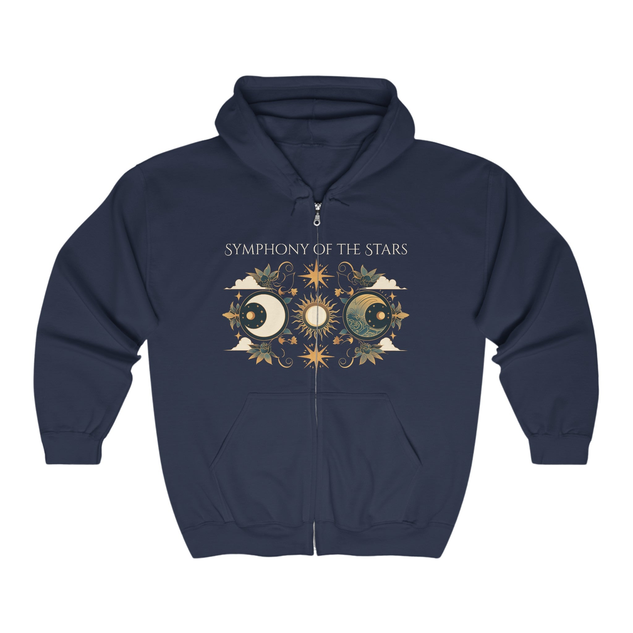 Harmony of the Heavens - Full Zip Hooded Sweatshirt