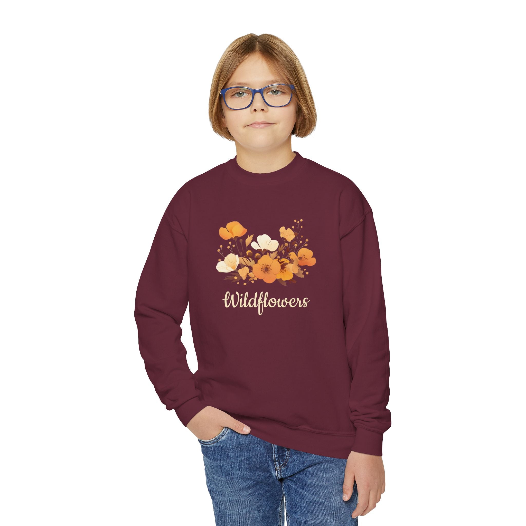 Wildflowers Youth Crewneck Sweatshirt