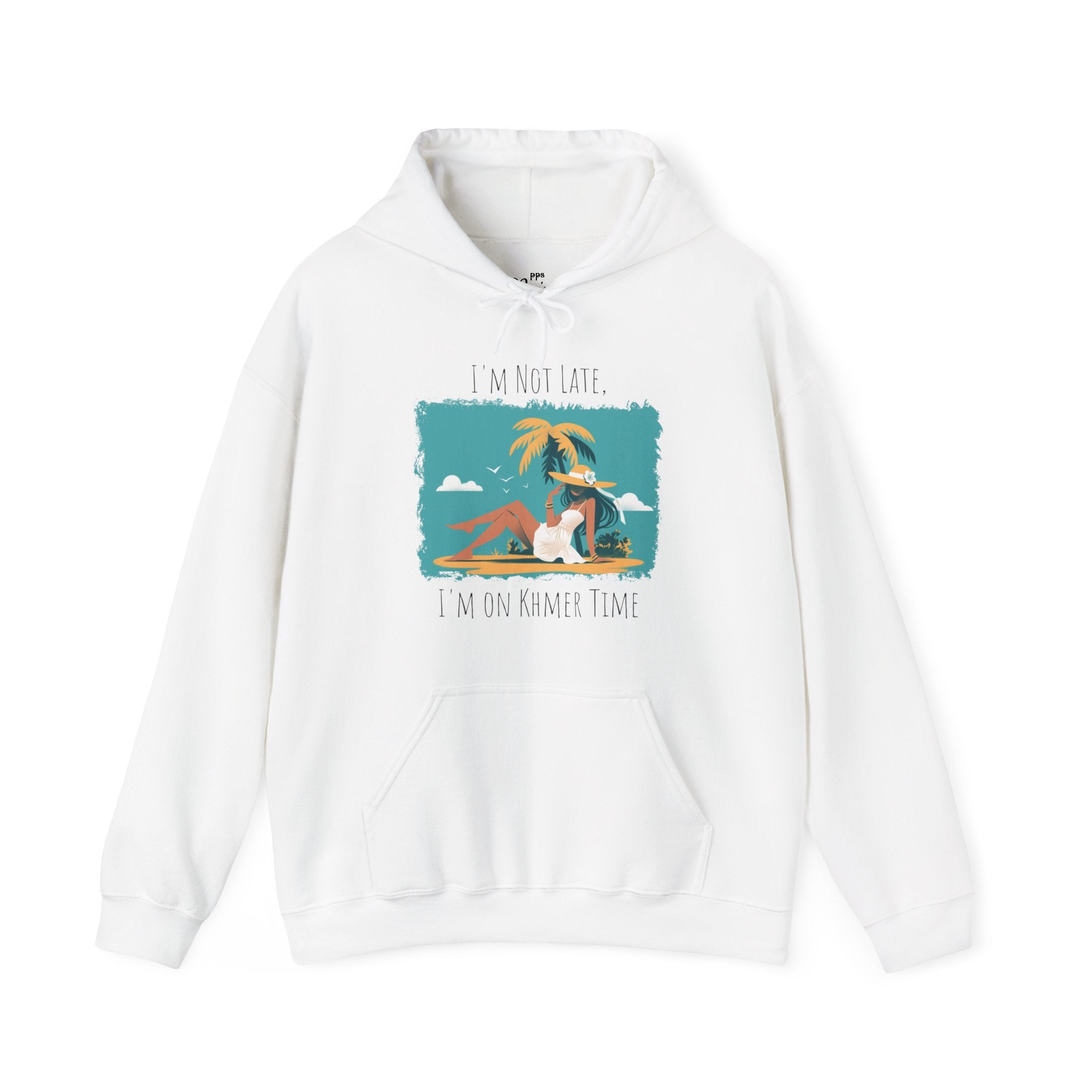 I'm not late, I'm on Khmer Time - Heavy Blend Hoodie