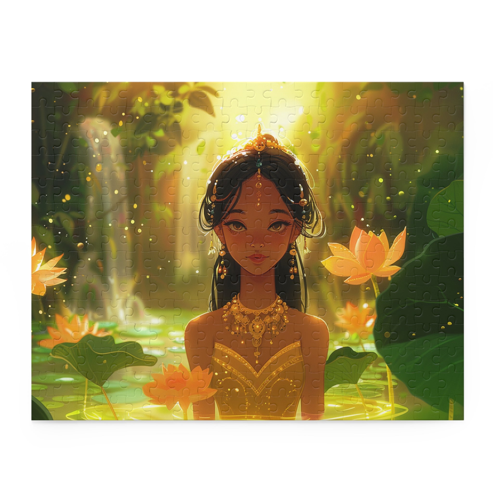 Golden Grace: Khmer Maiden Puzzle
