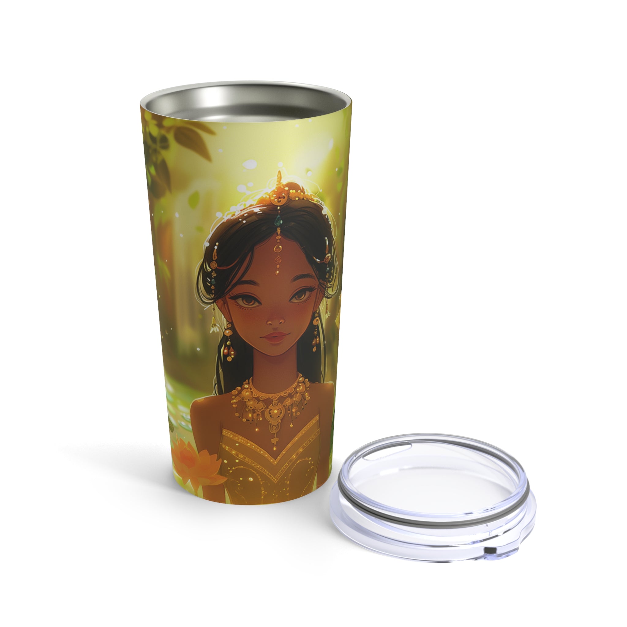 Golden Grace: Khmer Maiden - Tumbler 20oz