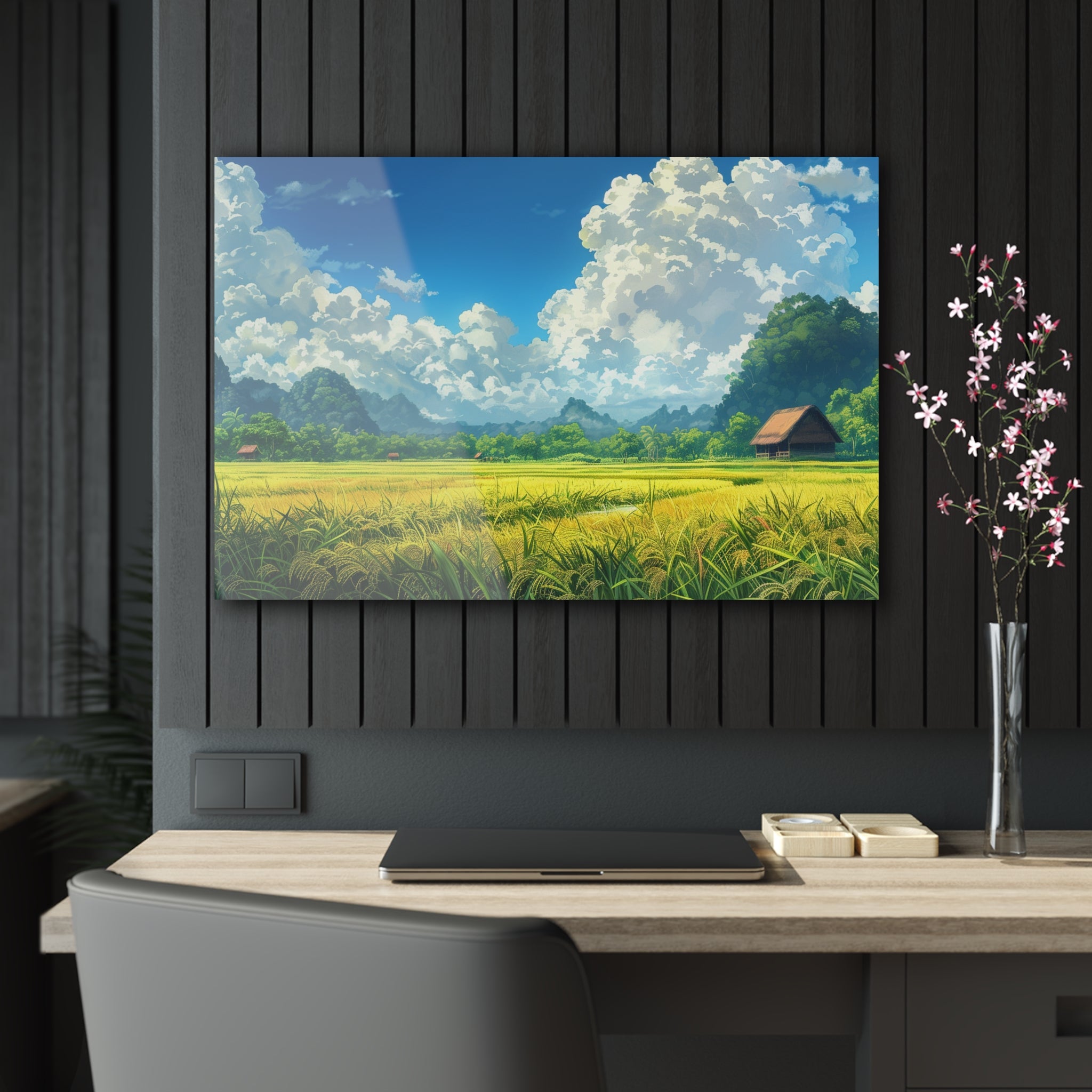 Tranquil Fields Acrylic Print