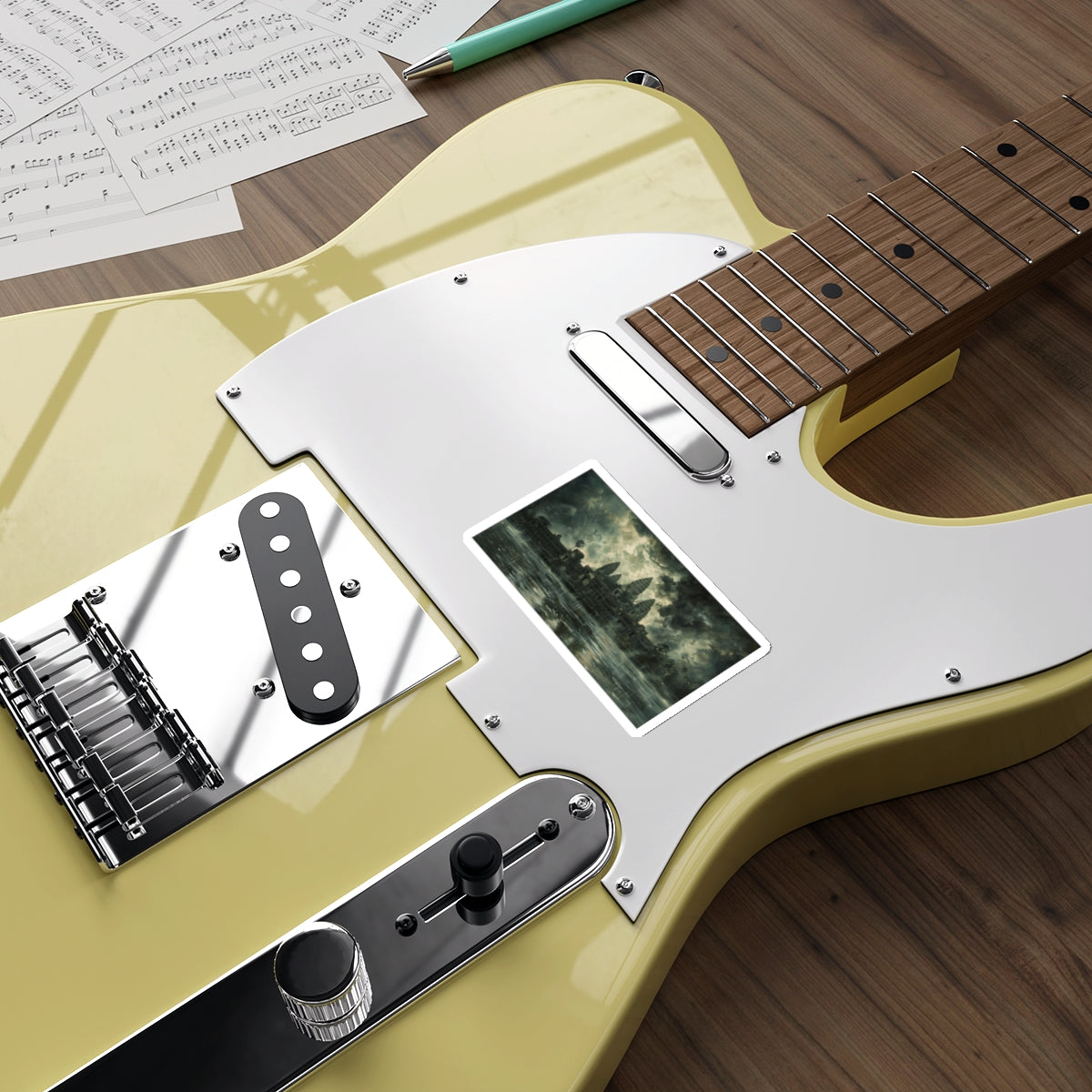 Stormy Majesty at Angkor Wat Sticker (Premium)