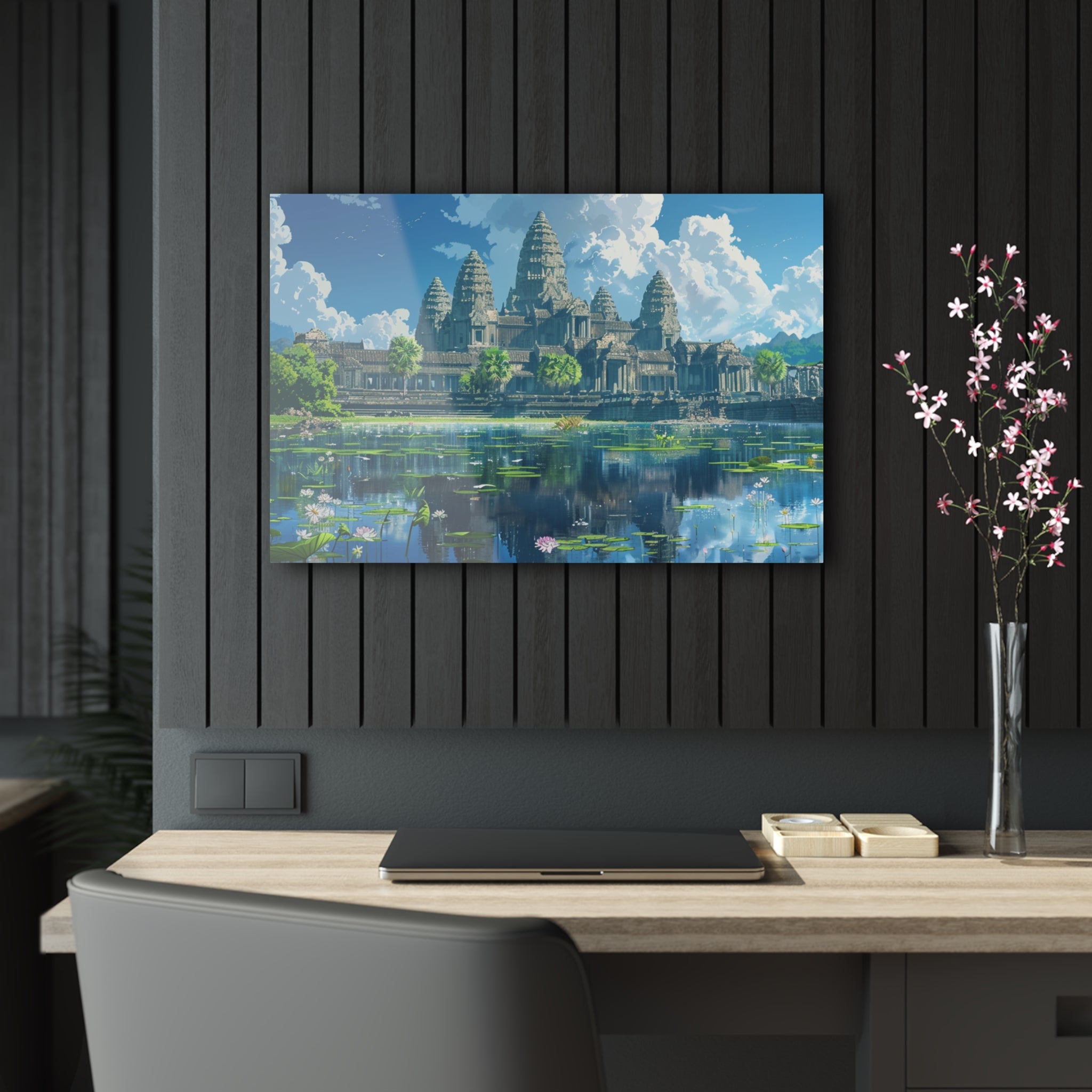 Daytime Serenity at Angkor Wat Acrylic Print