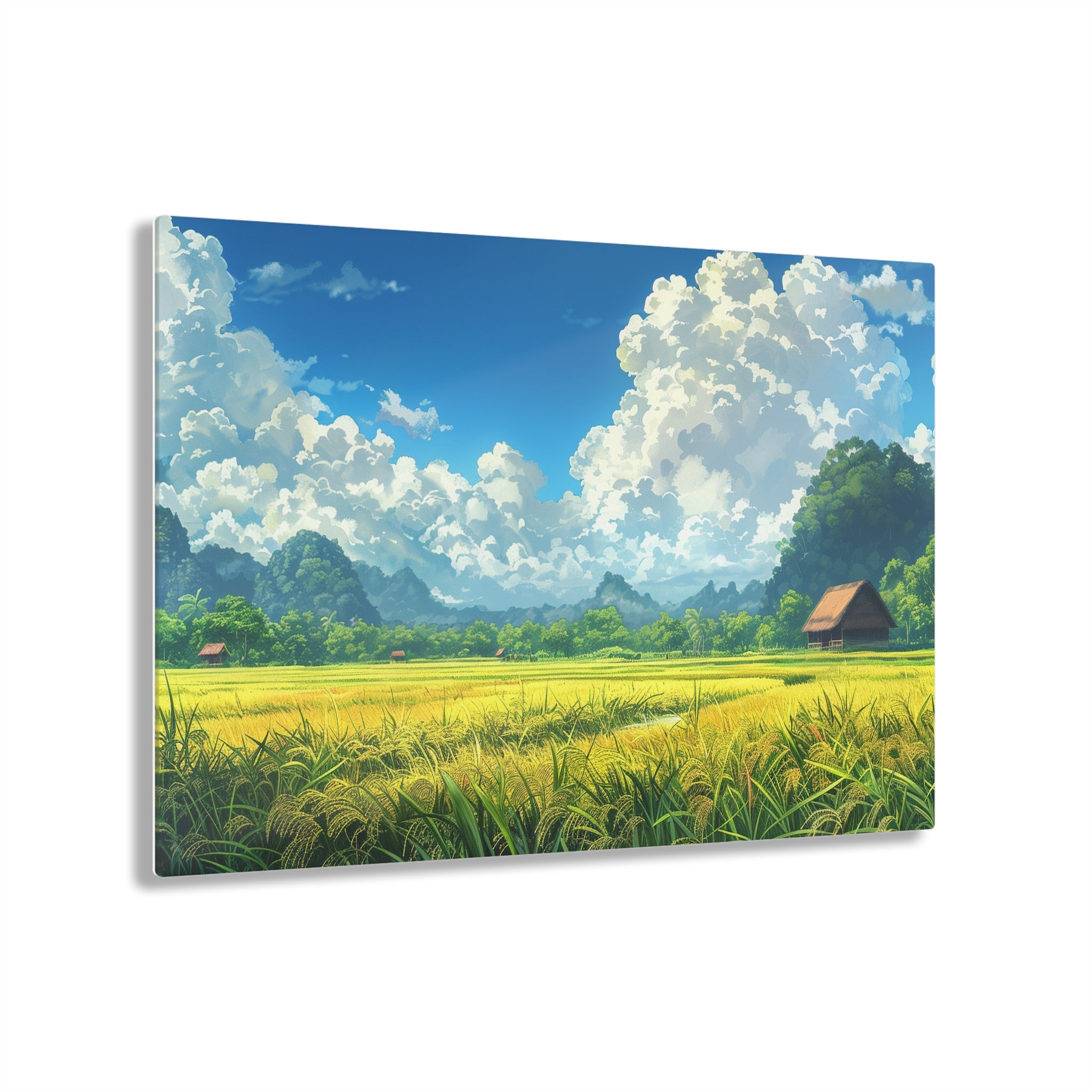Tranquil Fields Acrylic Print