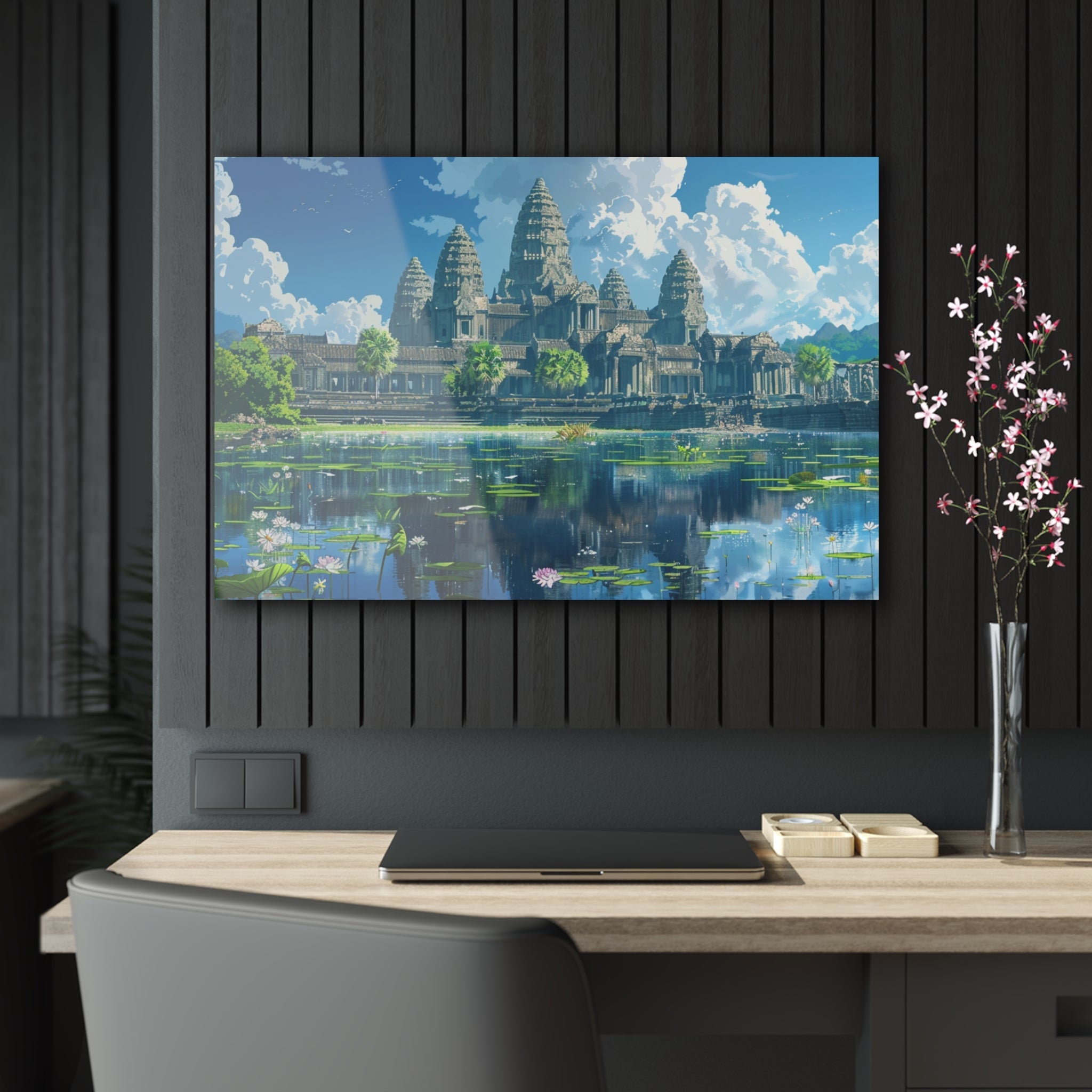 Daytime Serenity at Angkor Wat Acrylic Print