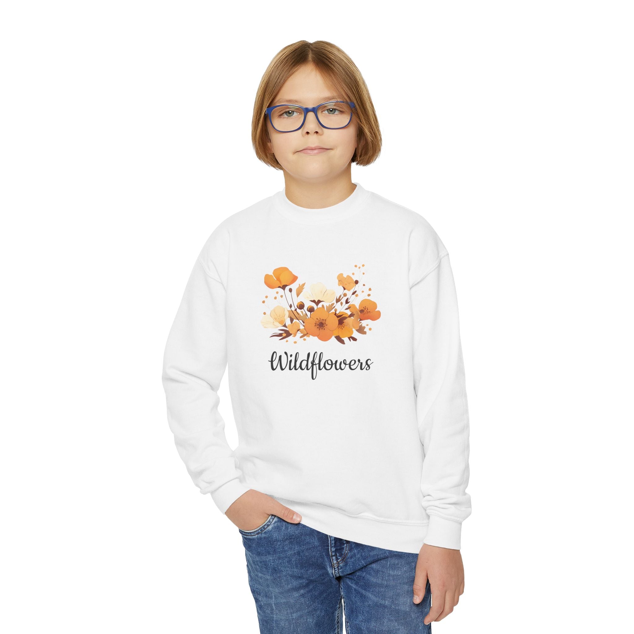 Wildflowers Youth Crewneck Sweatshirt