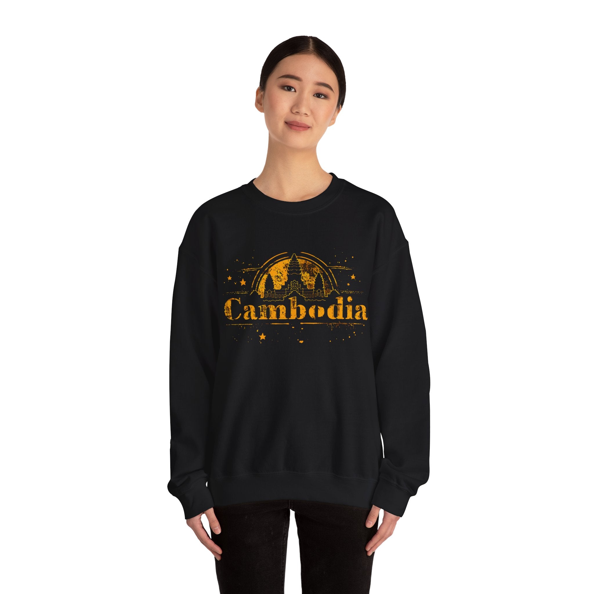 Cambodian Starlight Sweatshirt: Embrace Angkor Wat in Style