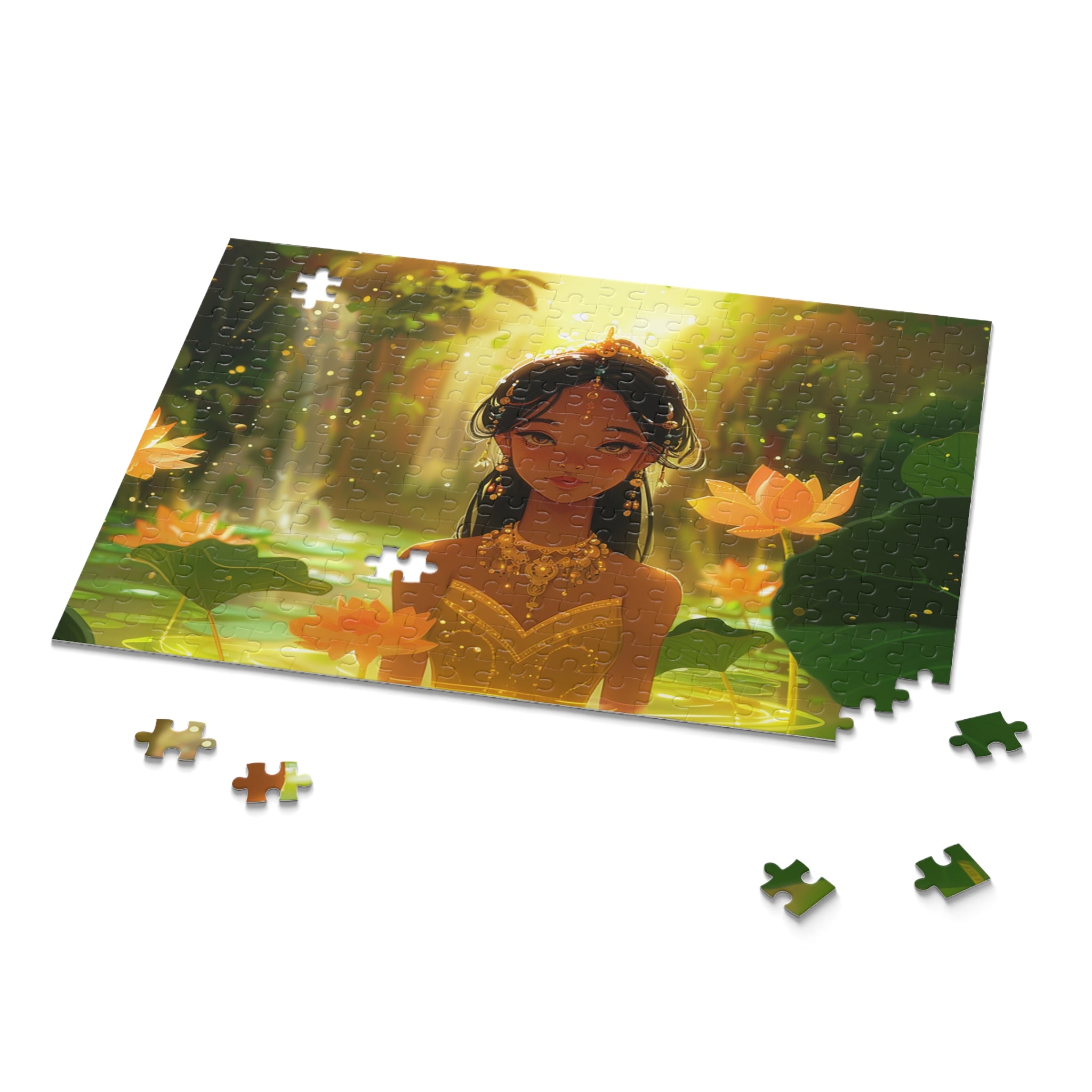 Golden Grace: Khmer Maiden Puzzle