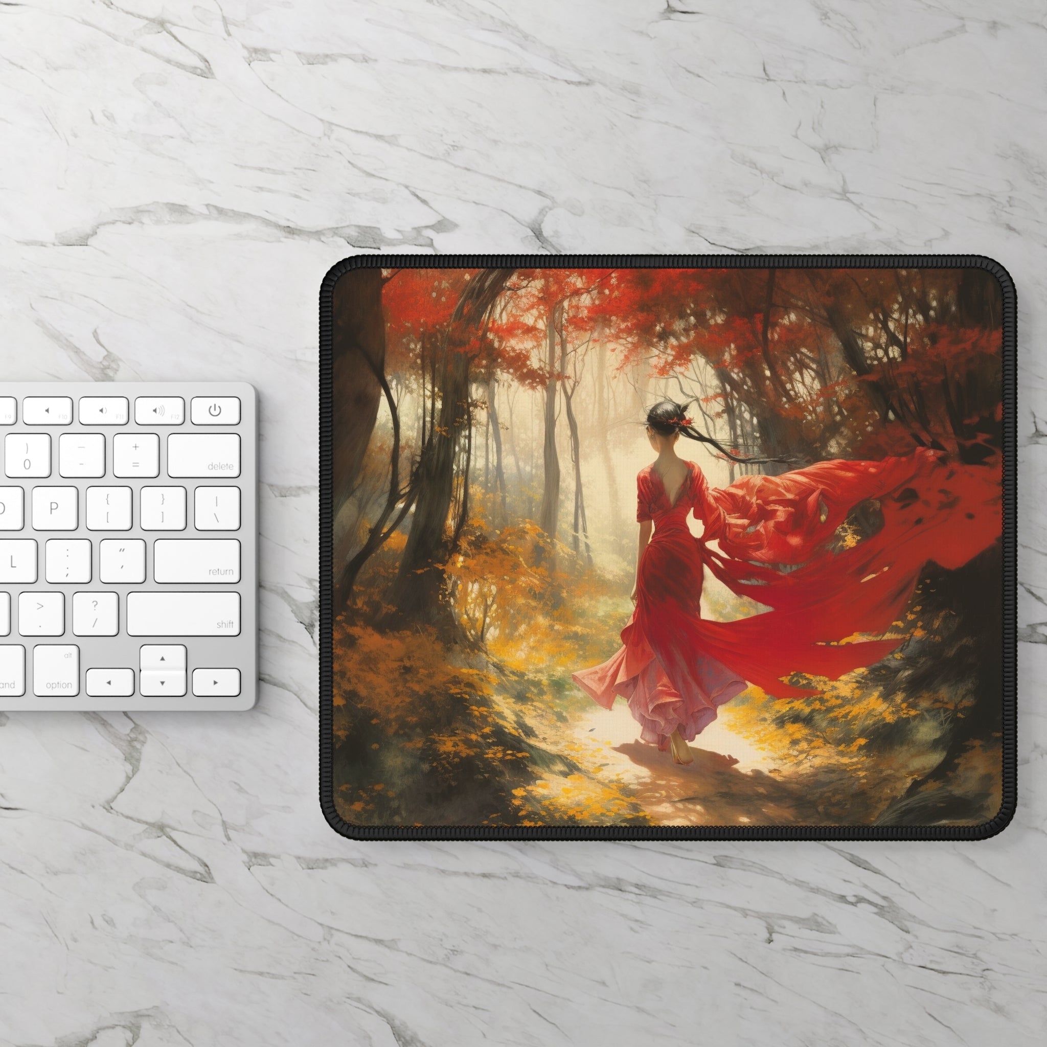 Crimson Journey Mouse Pad