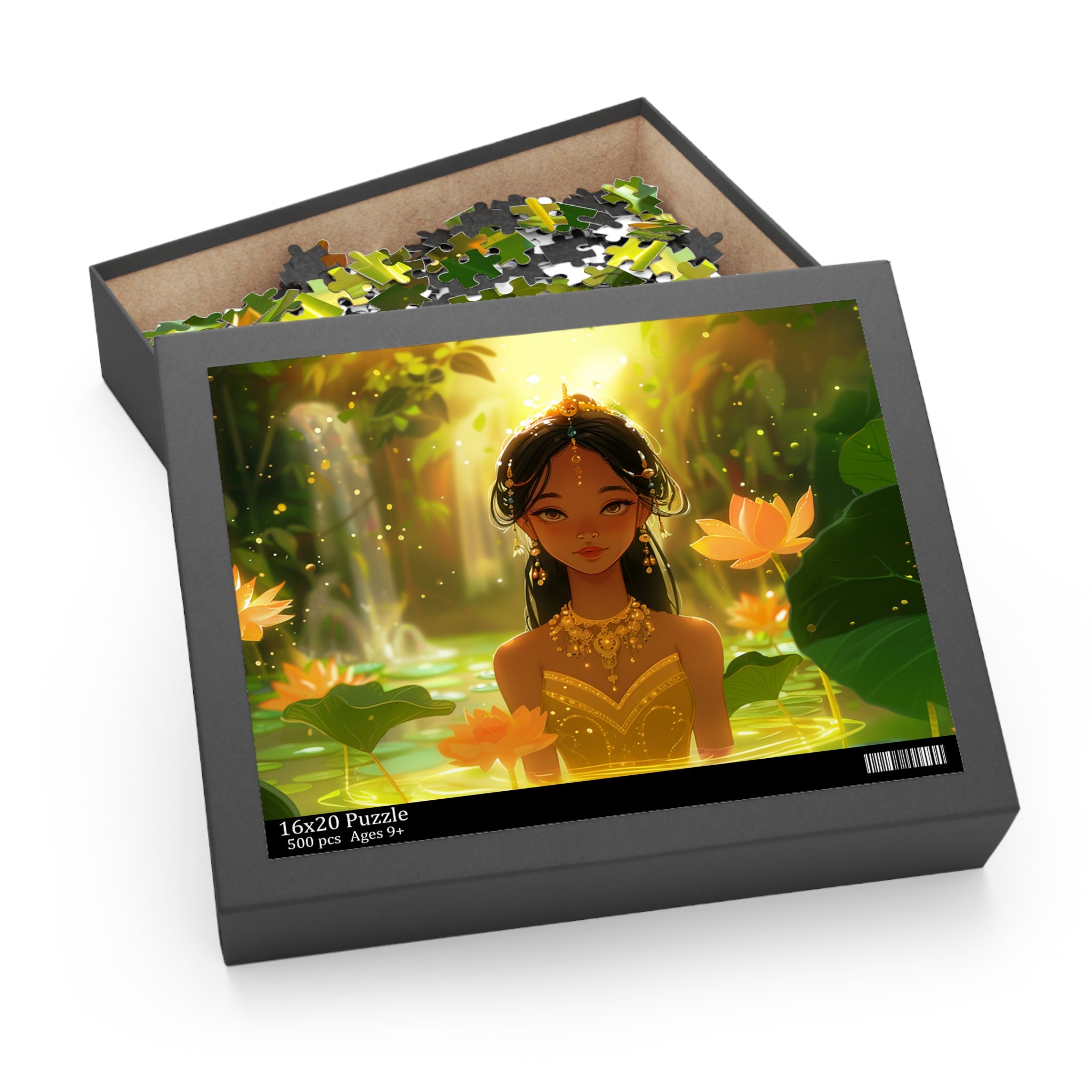 Golden Grace: Khmer Maiden Puzzle