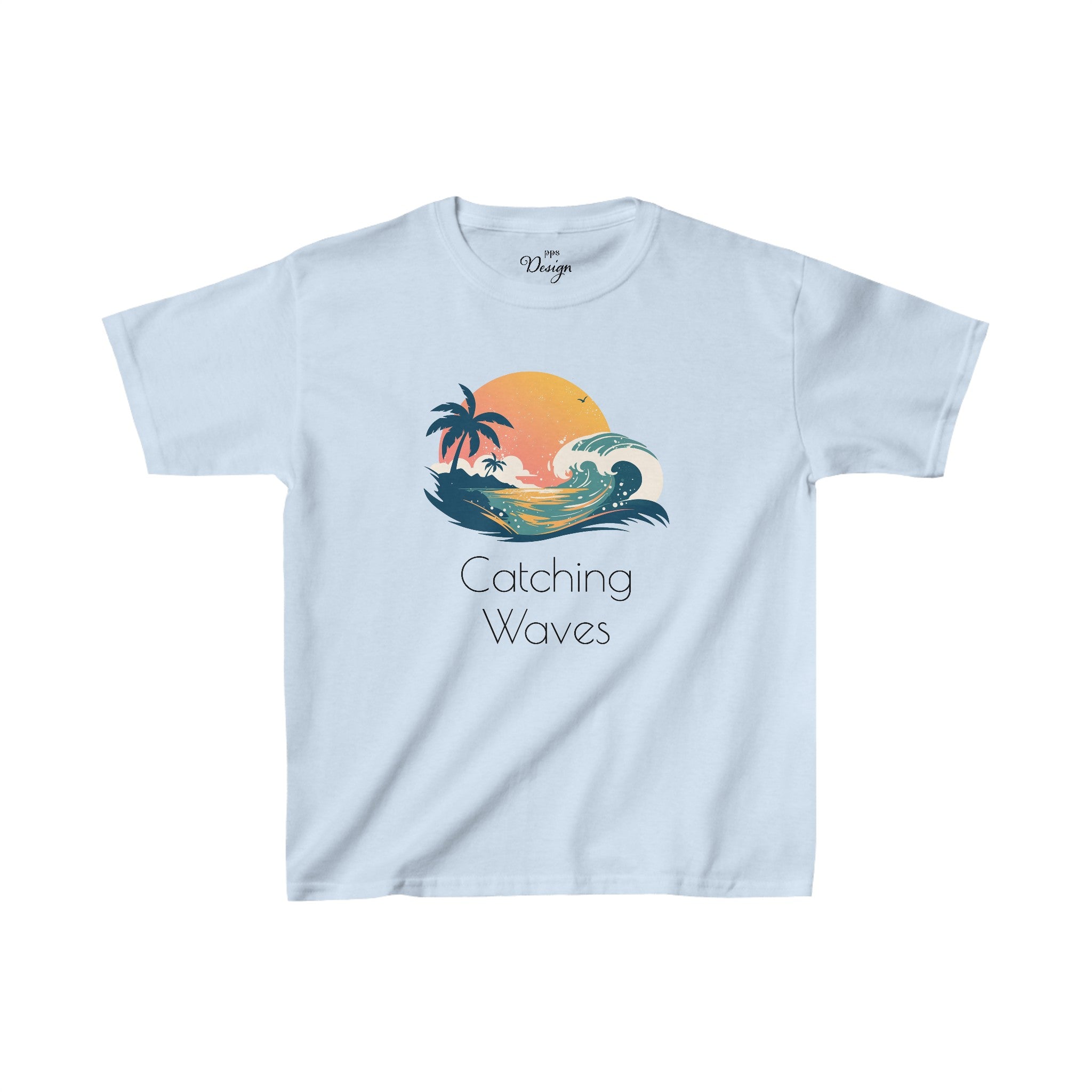 Catching Waves Kids' Cotton Tee