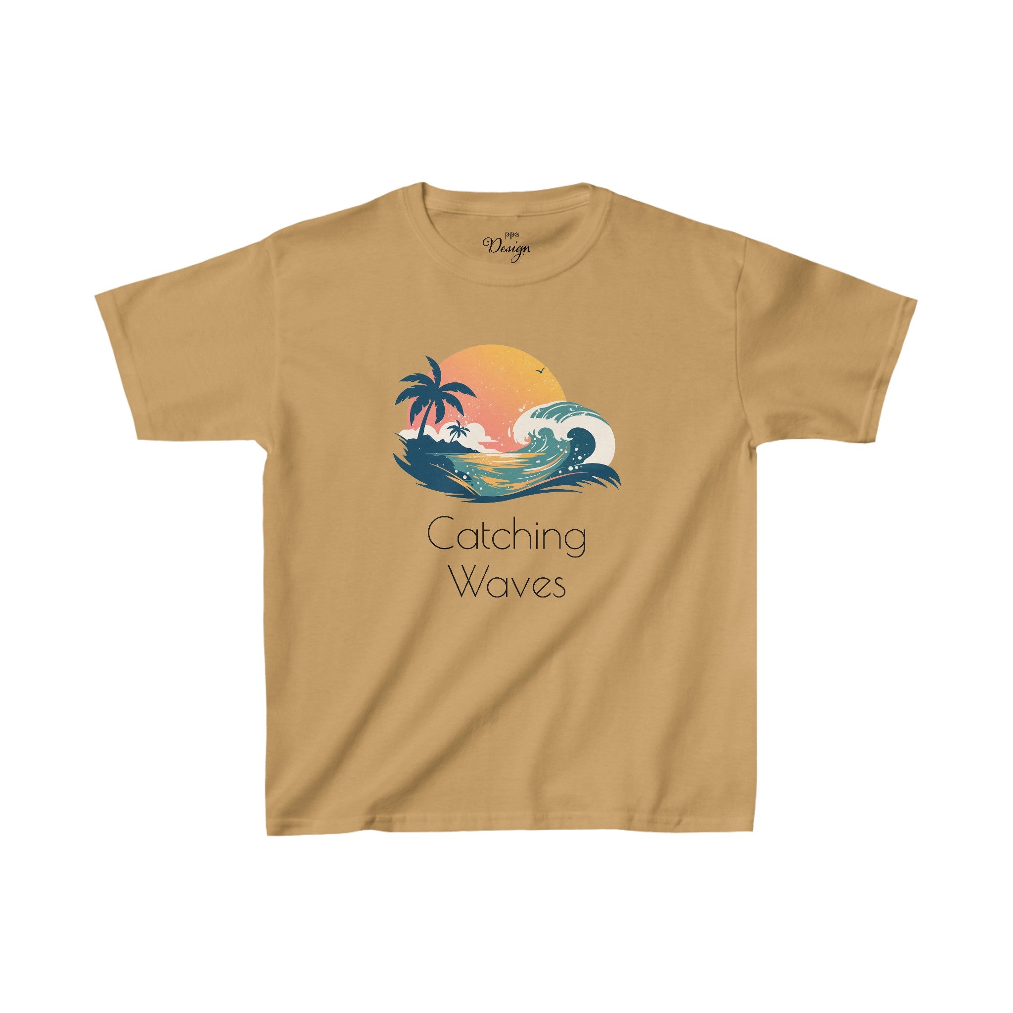 Catching Waves Kids' Cotton Tee
