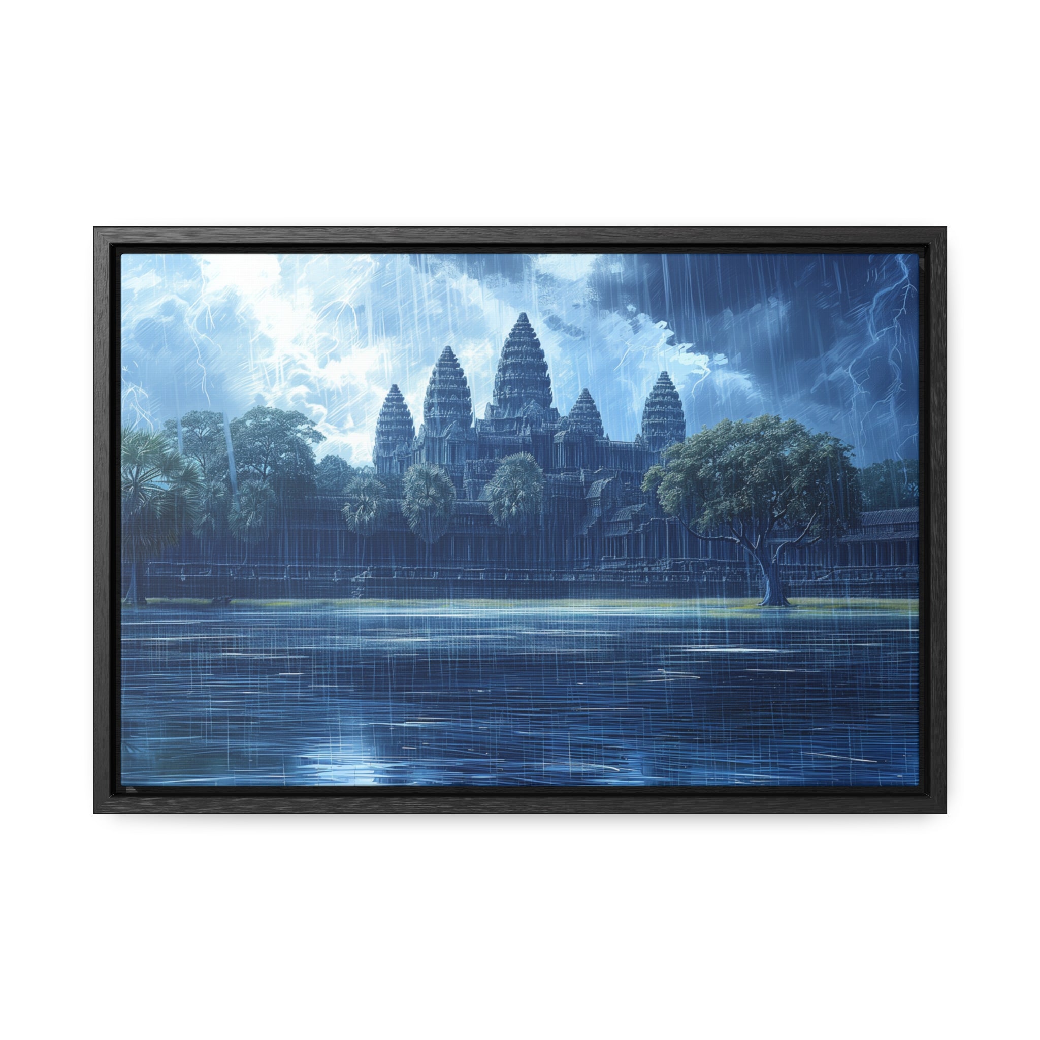 Thunderstorm Over Angkor Wat Canvas
