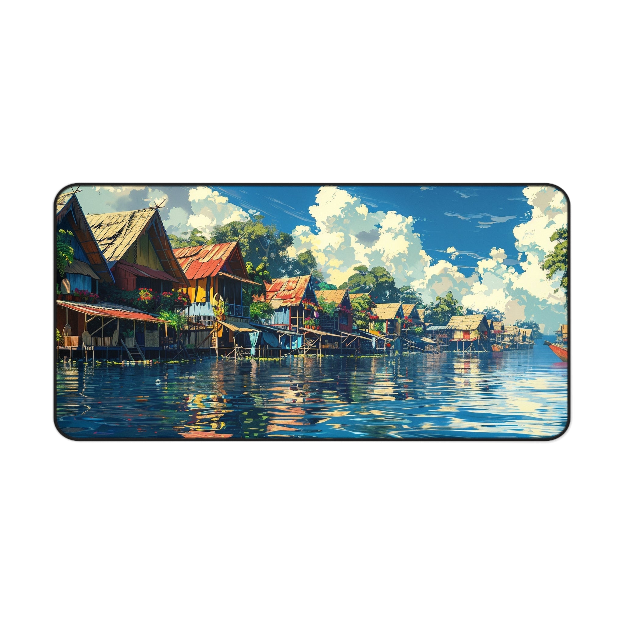 Floating Village Serenity Desk Mat