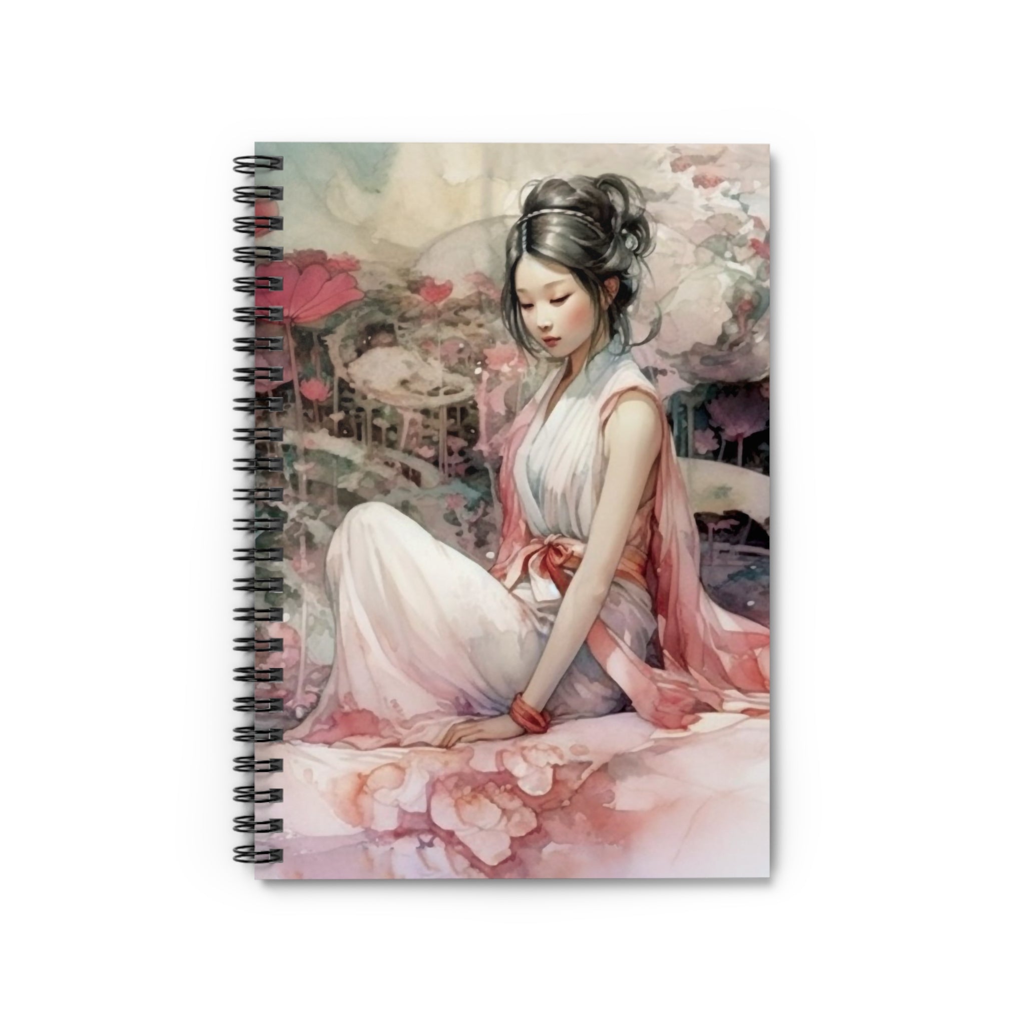 Lotus Serenity Spiral Notebook