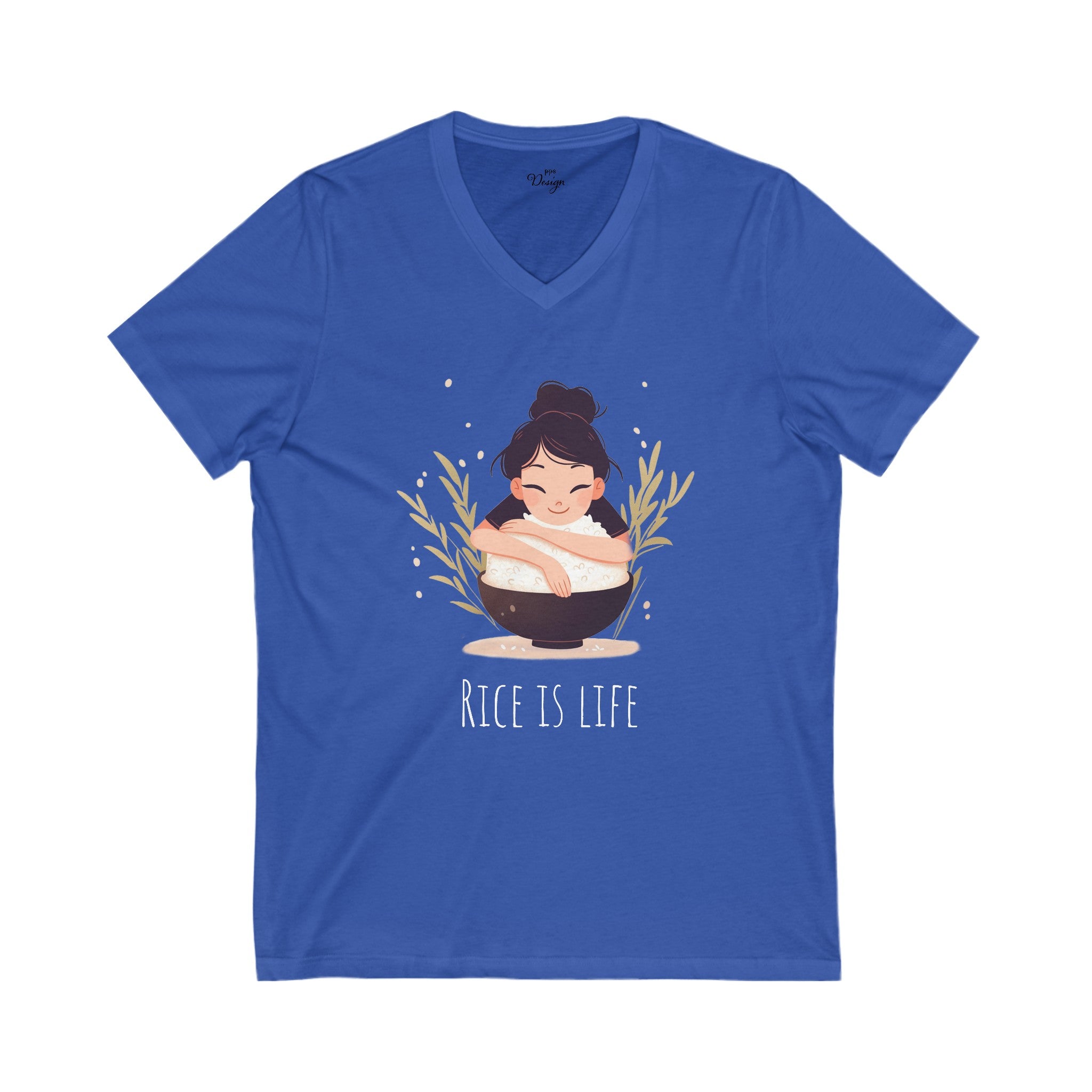 Rice Is Life - Women's V-Neck Tee