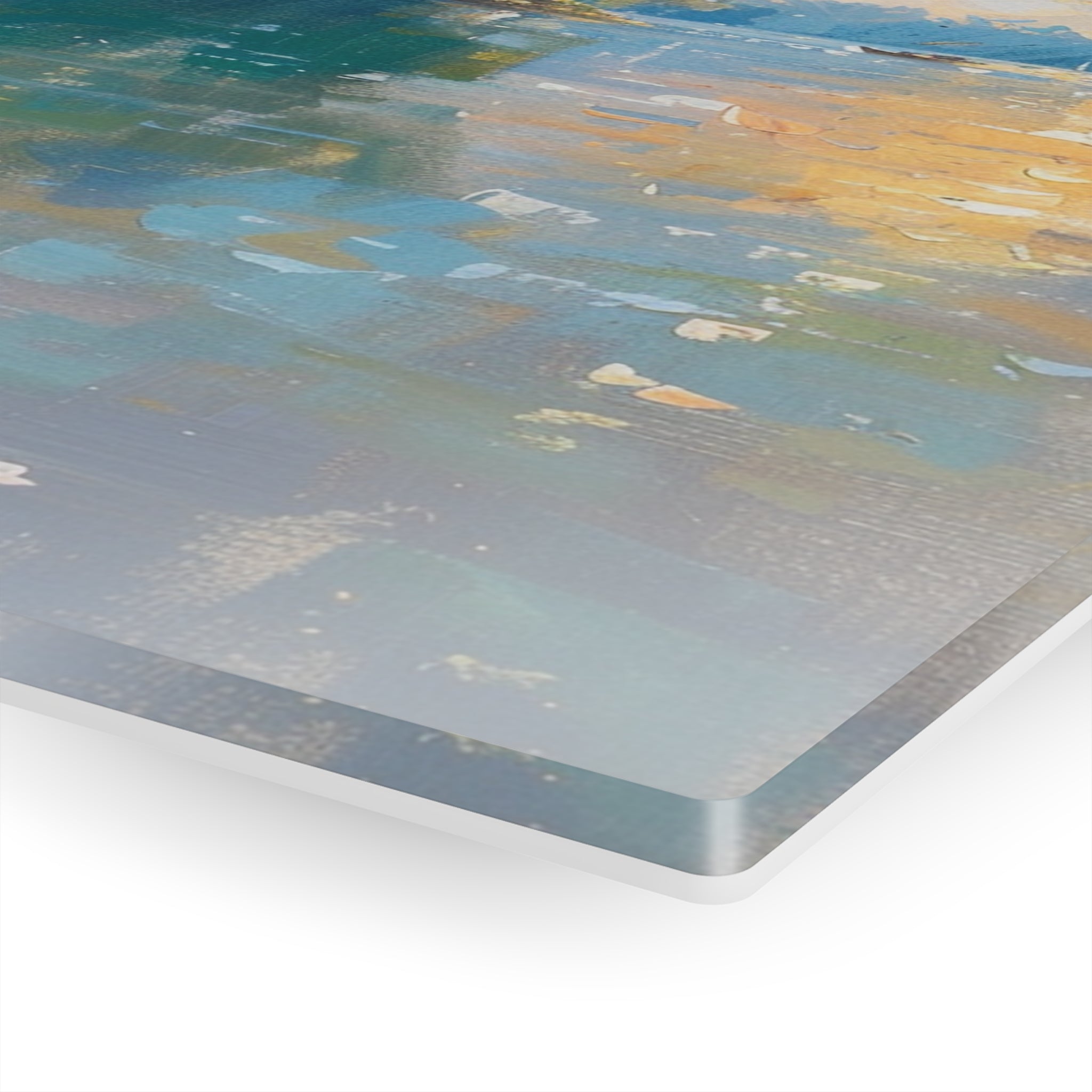 Fishing Village Tranquility Acrylic Print