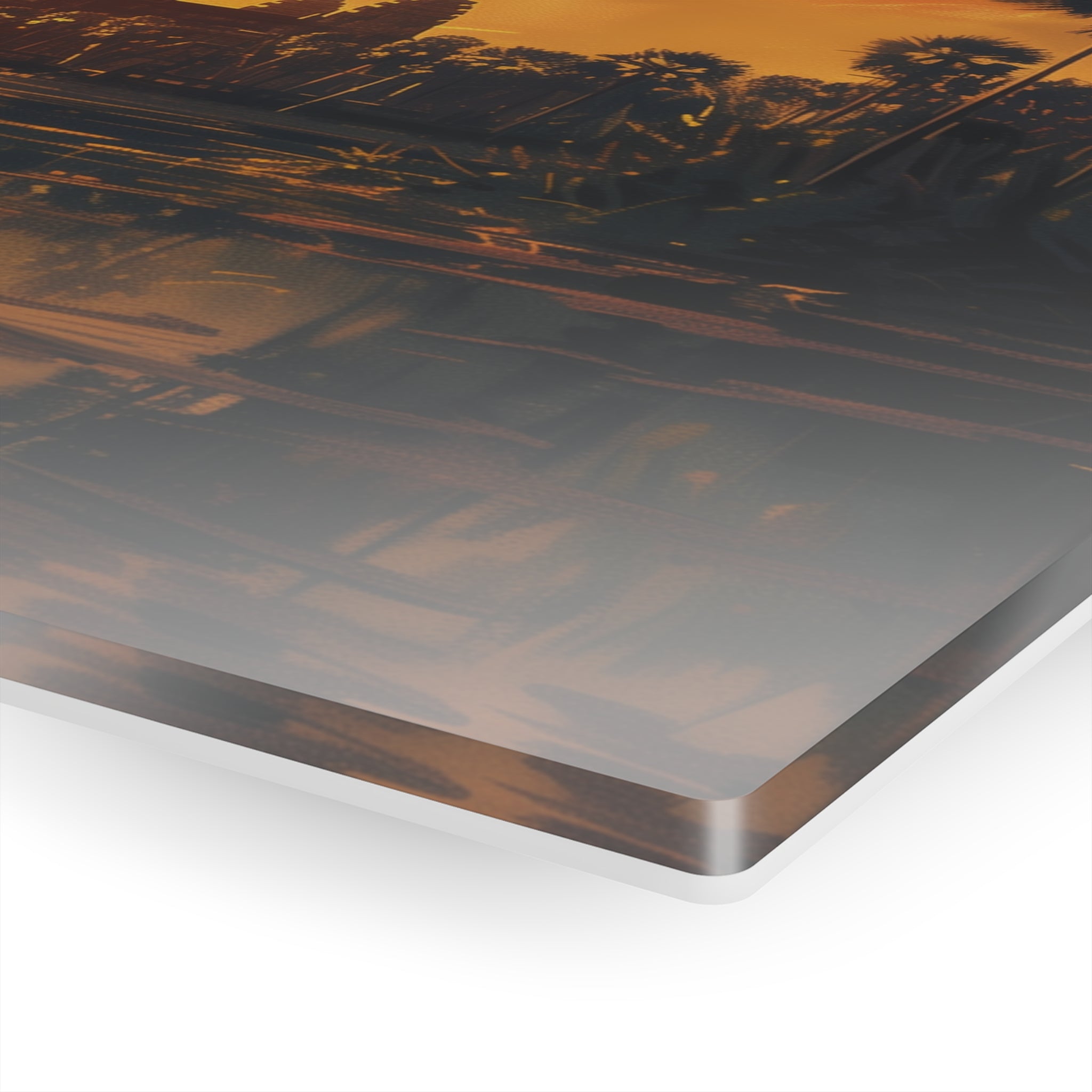 Golden Sunset at Angkor Wat Acrylic Print