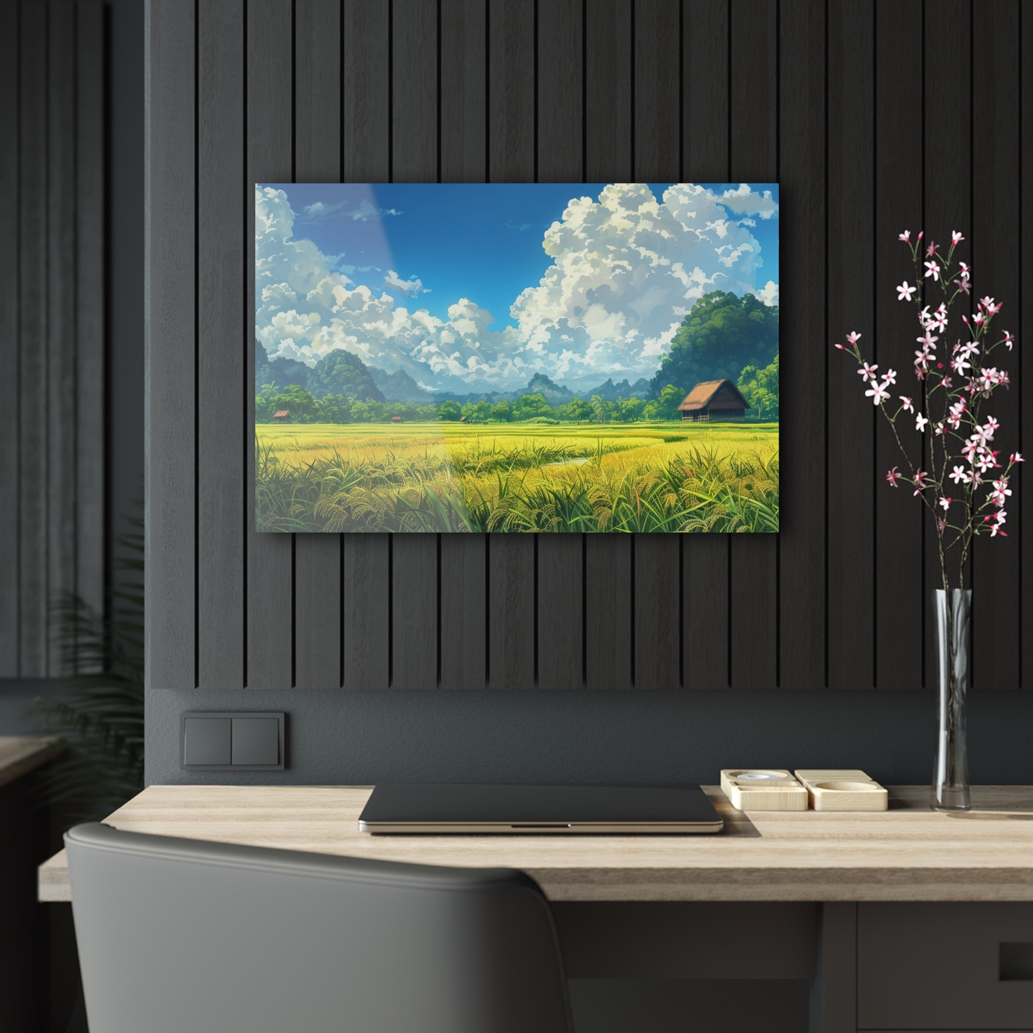 Tranquil Fields Acrylic Print