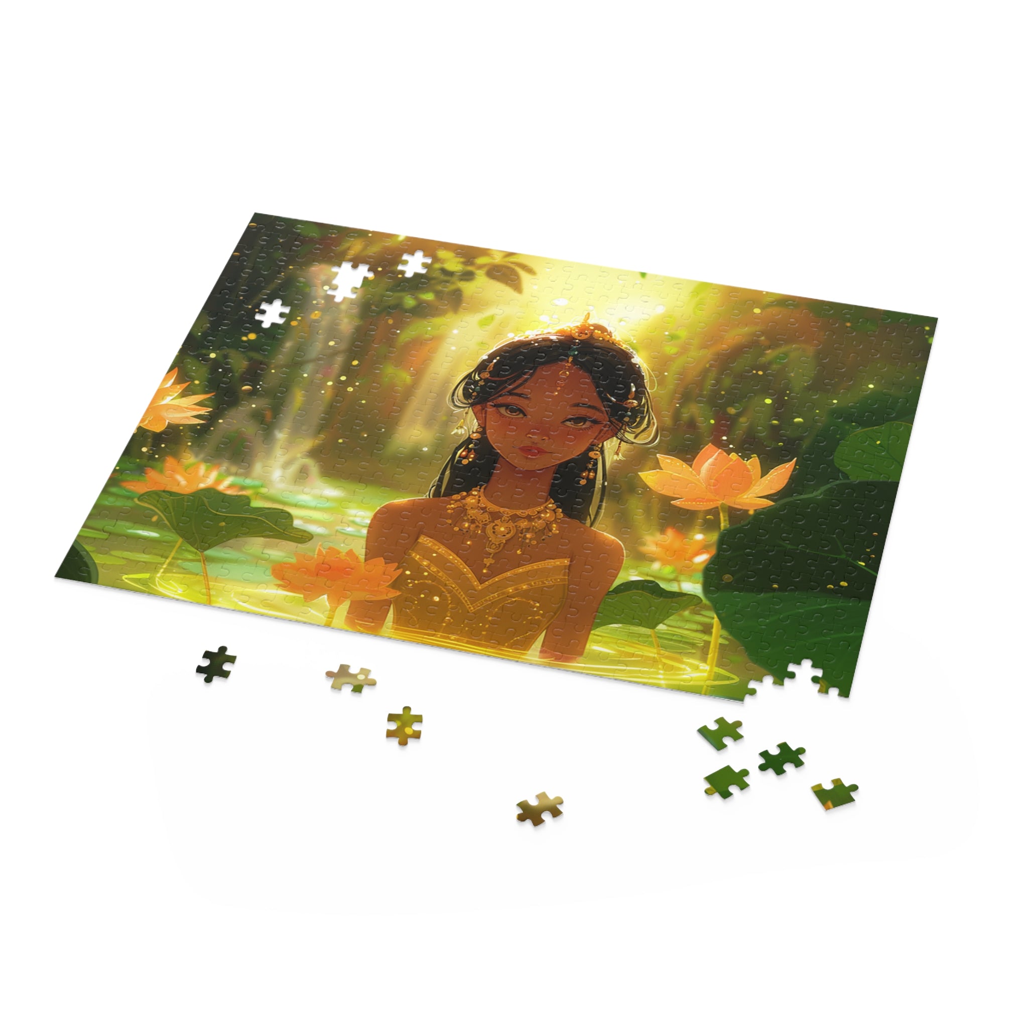 Golden Grace: Khmer Maiden Puzzle