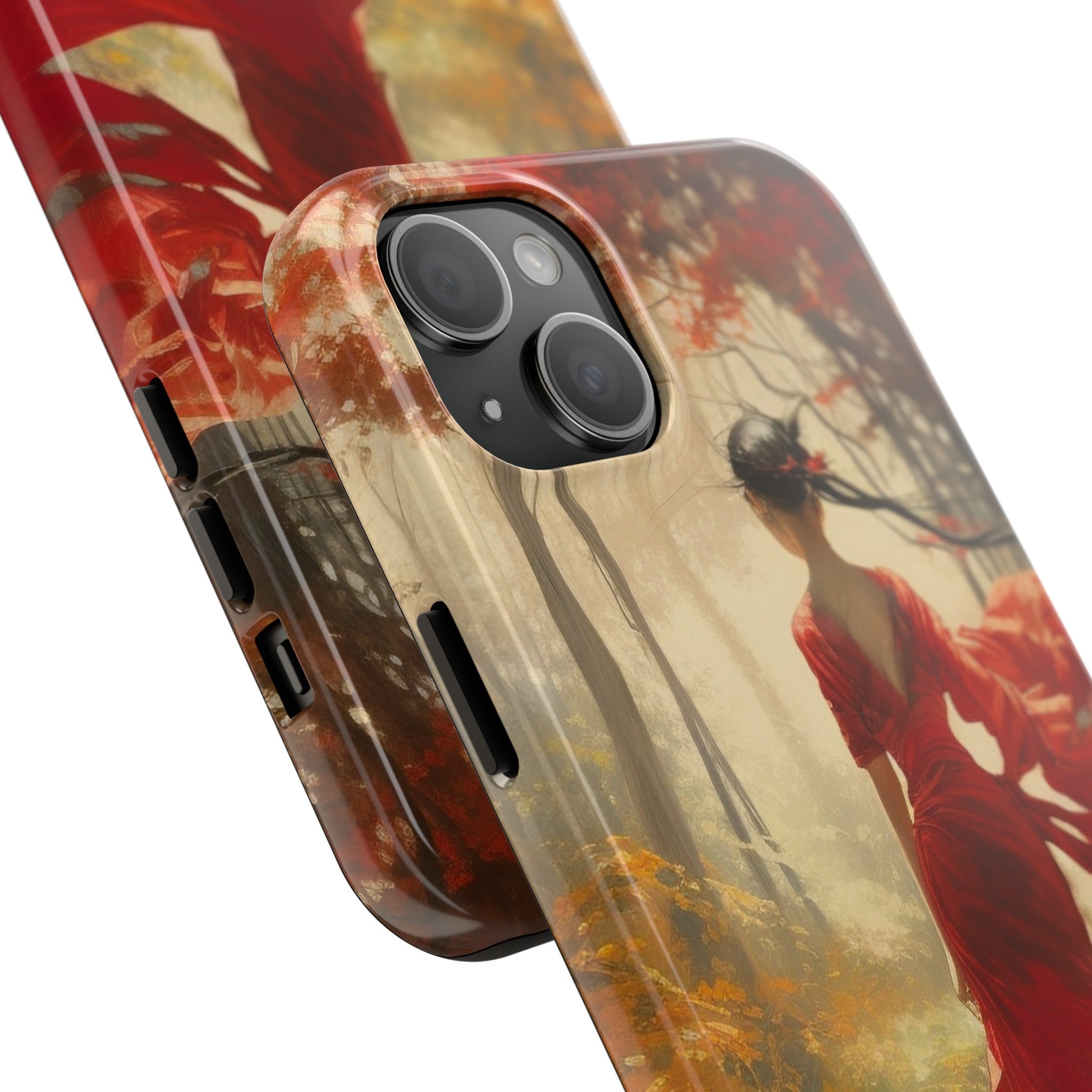 Crimson Journey Tough Phone Case