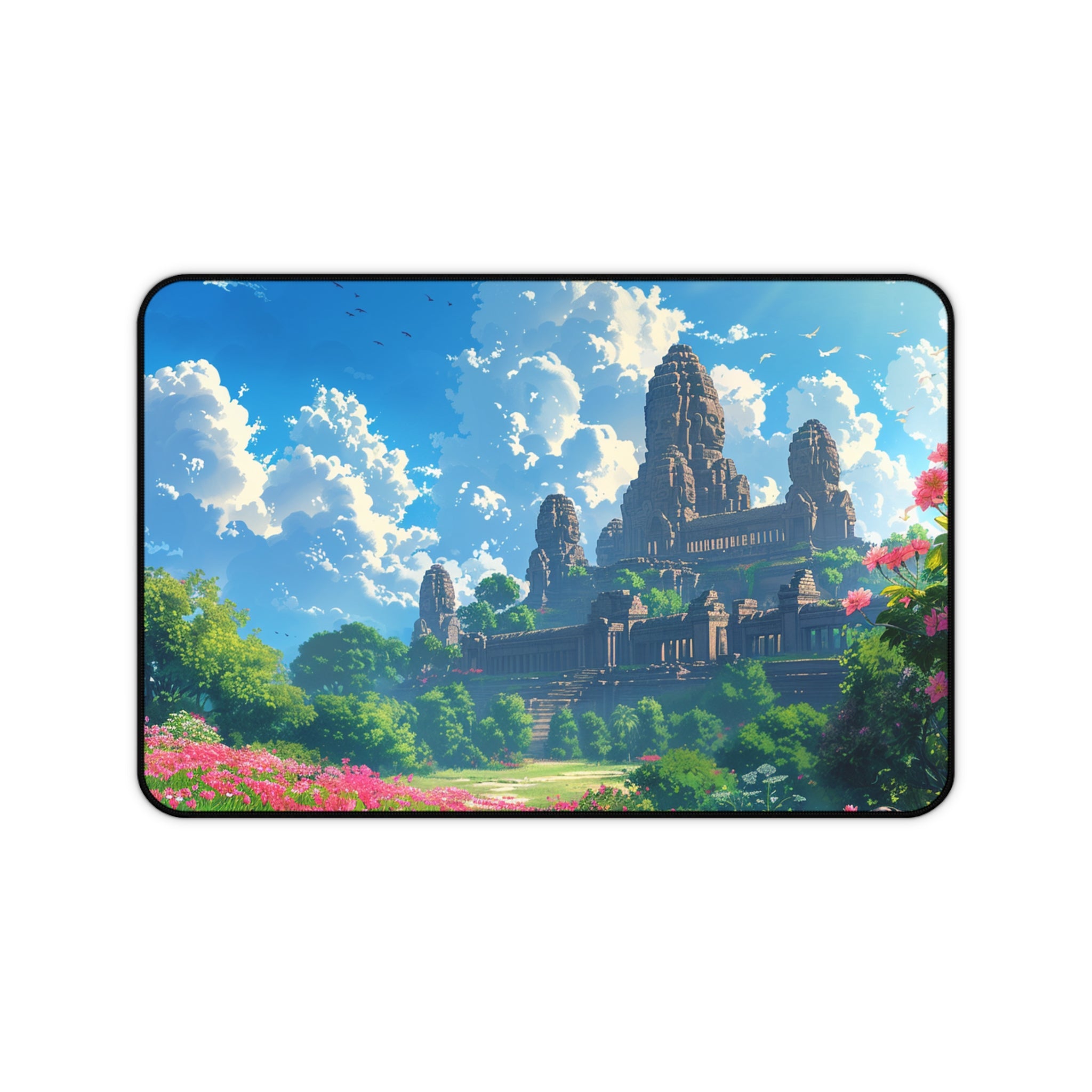 Bayon Faces Desk Mat