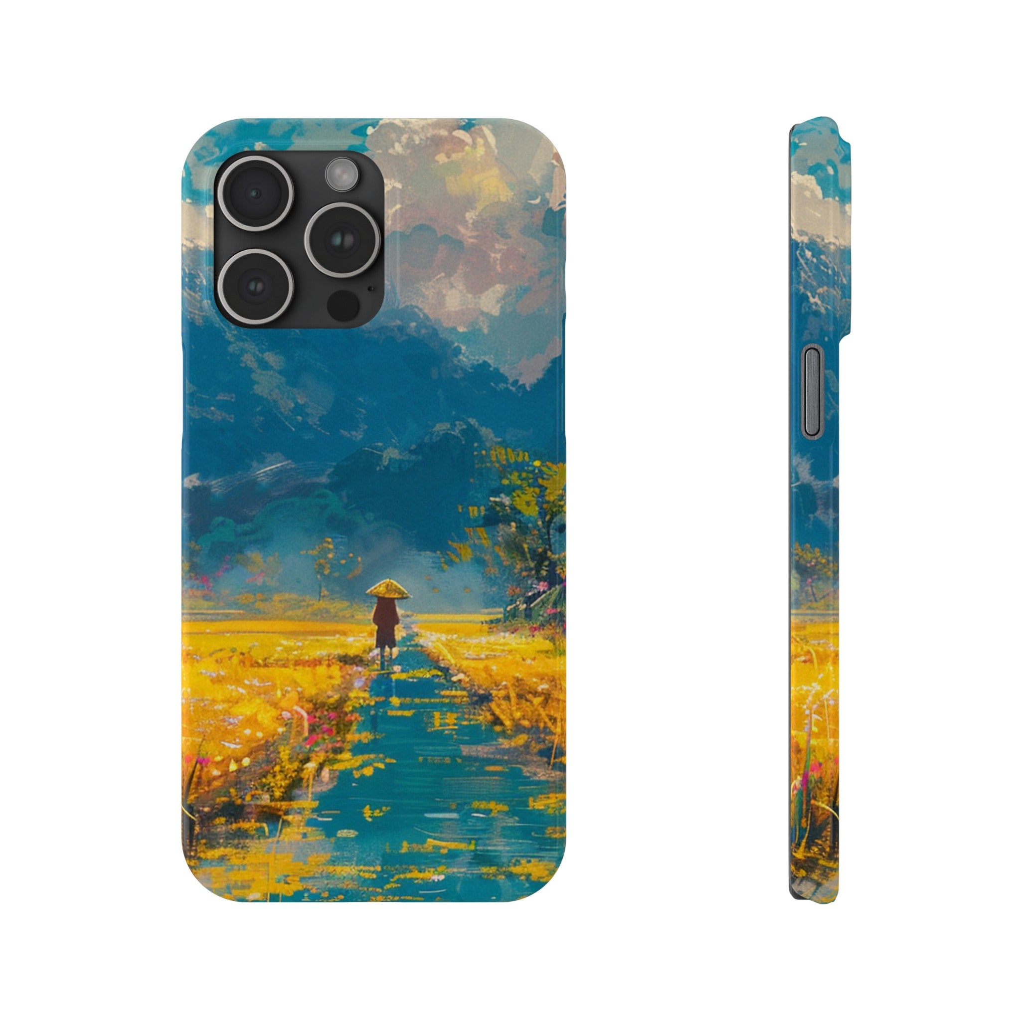 Golden Journey Slim Phone Case