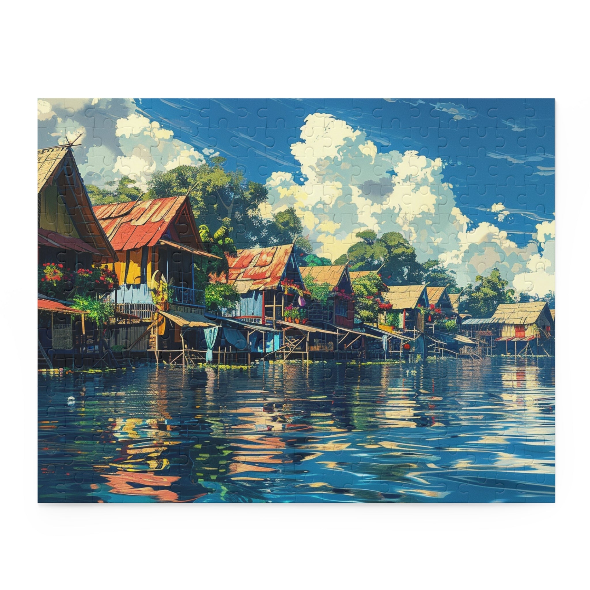 Floating Village Serenity Puzzle