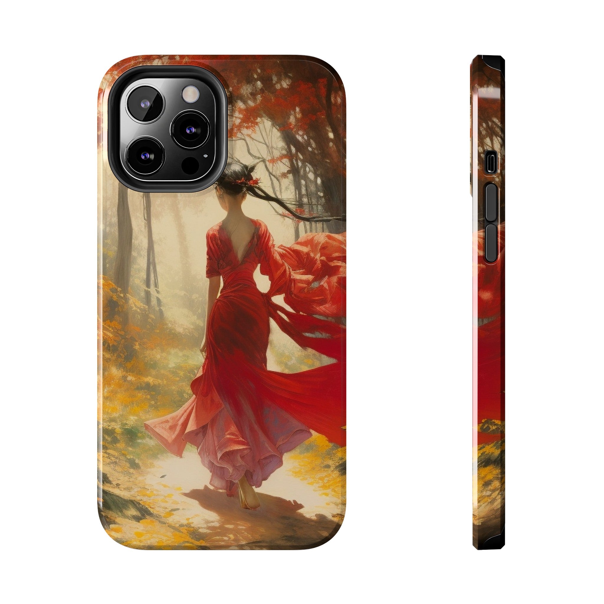 Crimson Journey Tough Phone Case