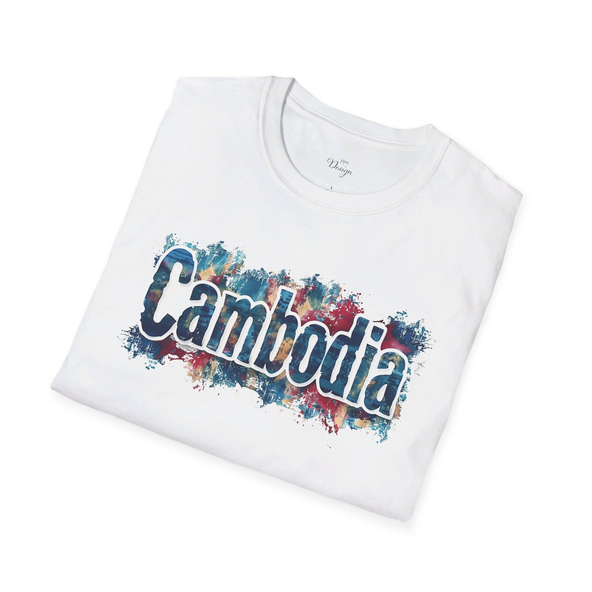 Softstyle T-Shirt with Cambodia Print