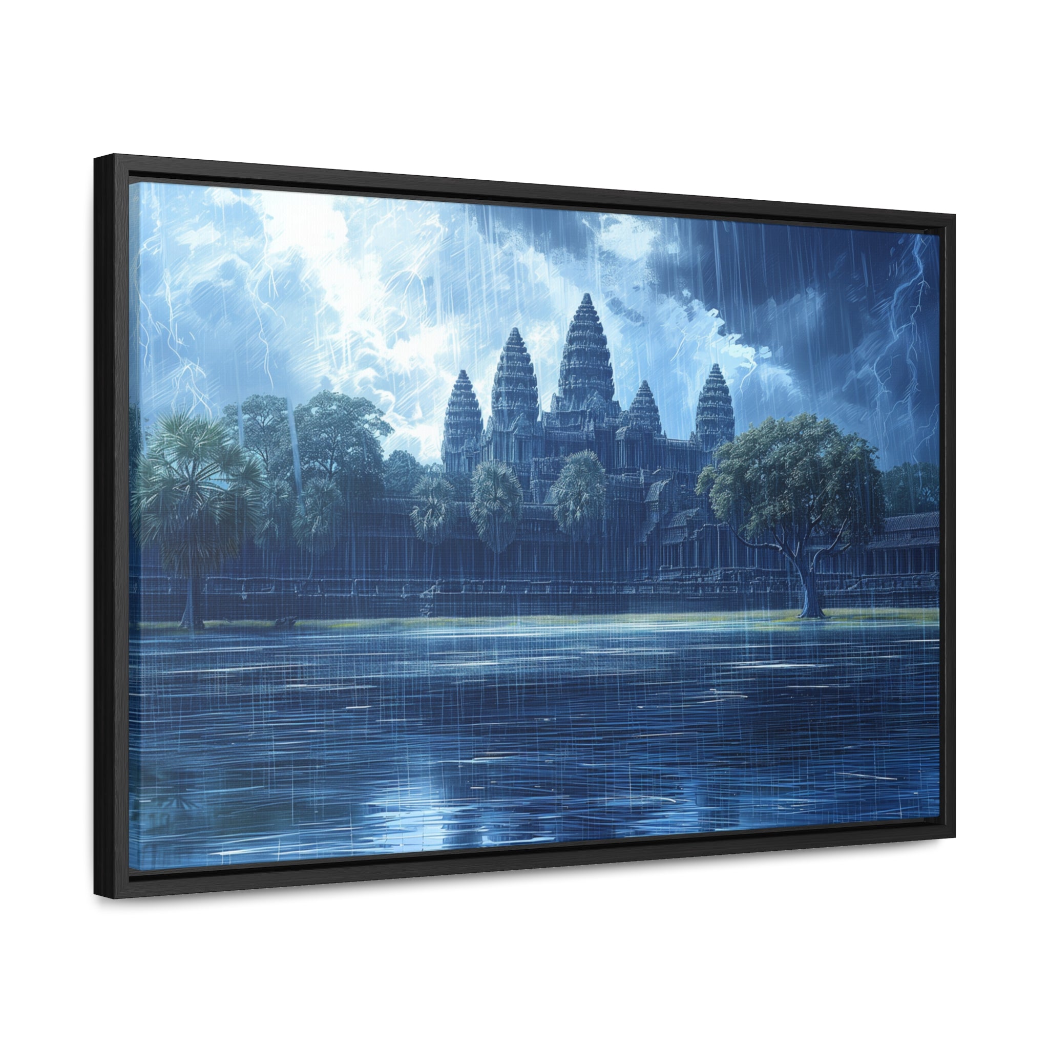 Thunderstorm Over Angkor Wat Canvas