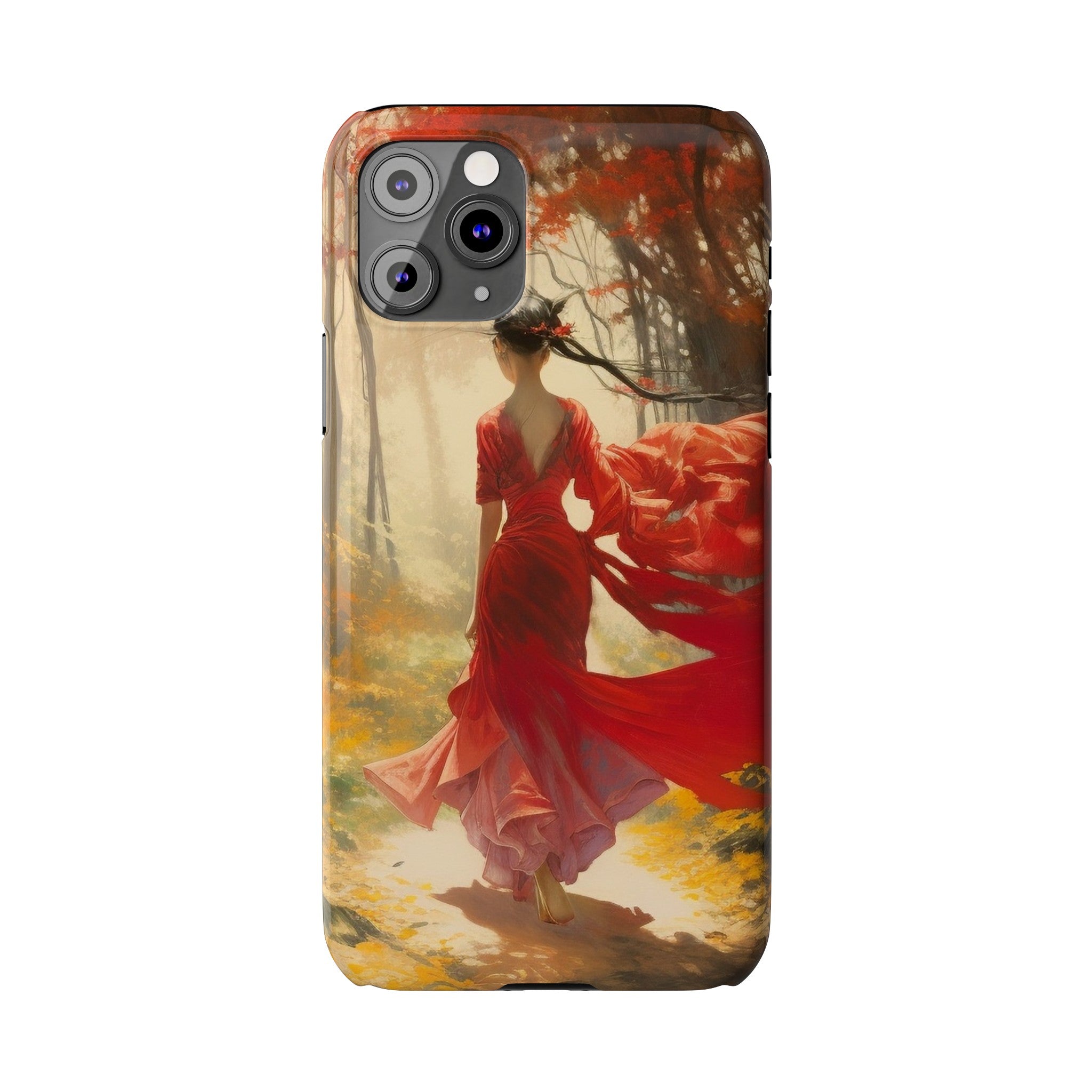 Crimson Journey Slim Phone Case