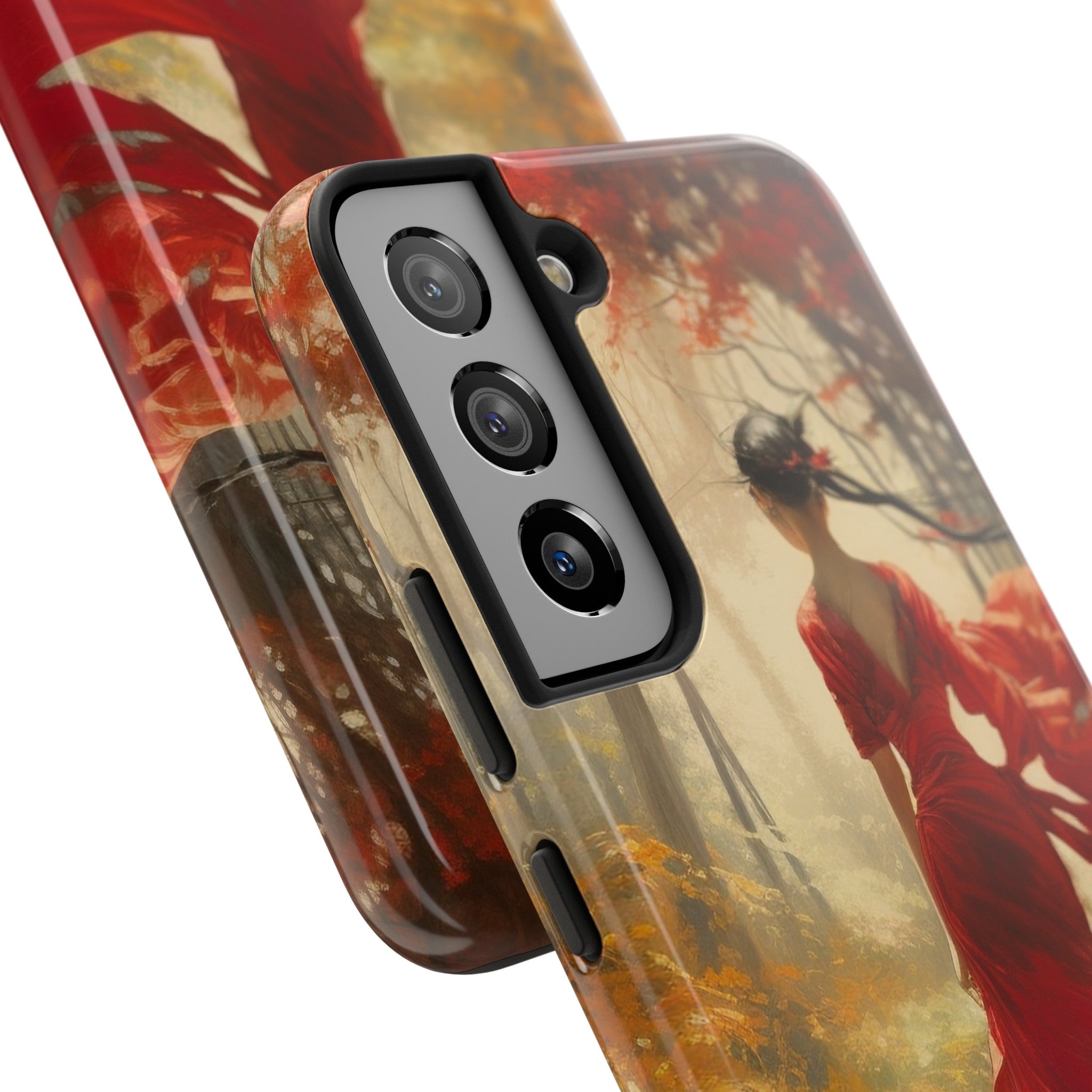 Crimson Journey Tough Phone Case