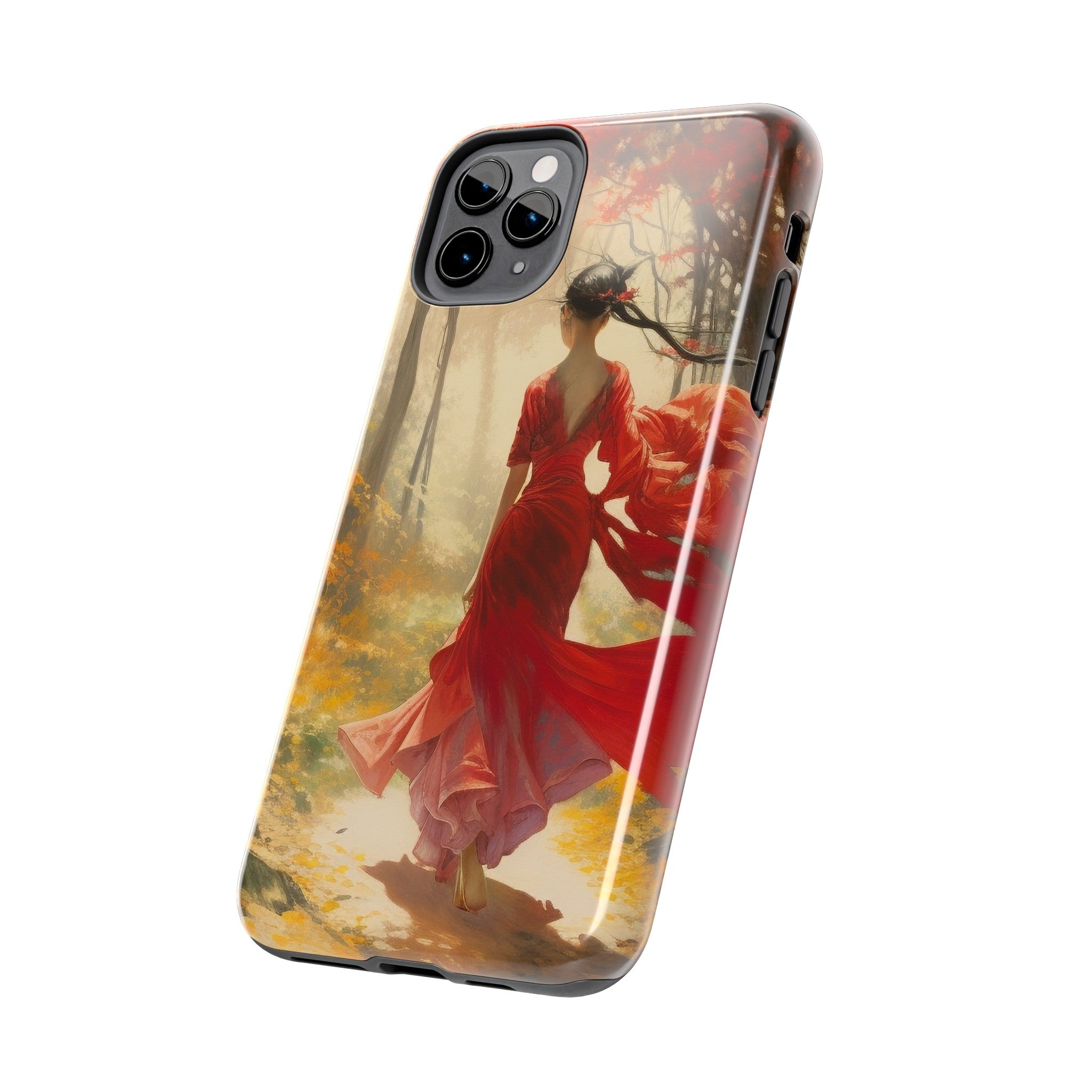 Crimson Journey Tough Phone Case