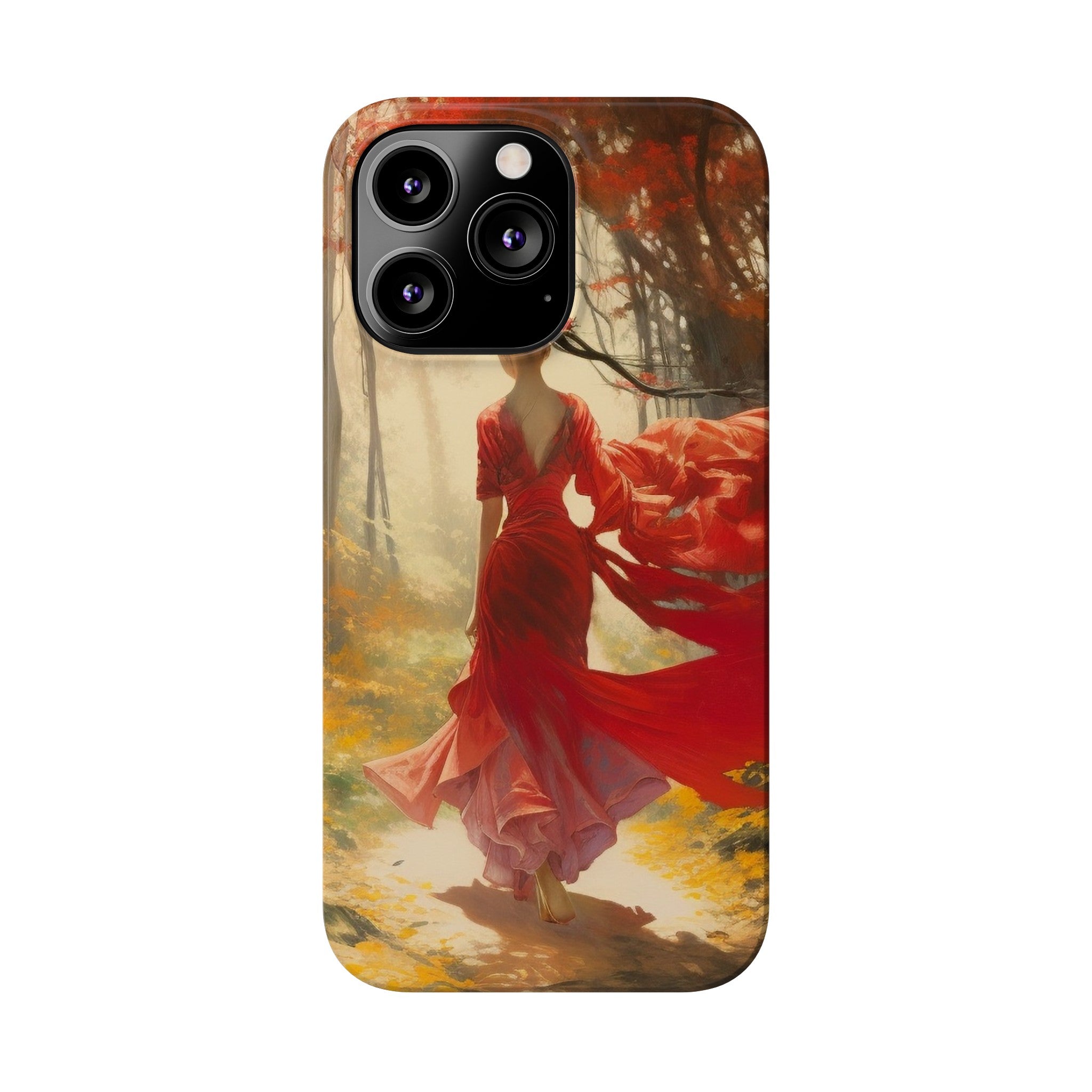 Crimson Journey Slim Phone Case