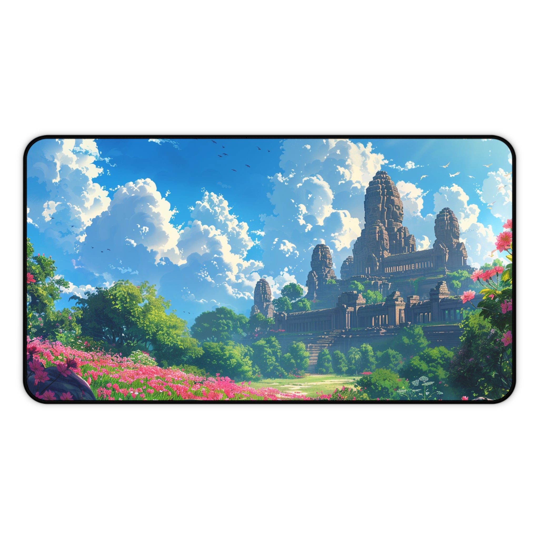 Bayon Faces Desk Mat