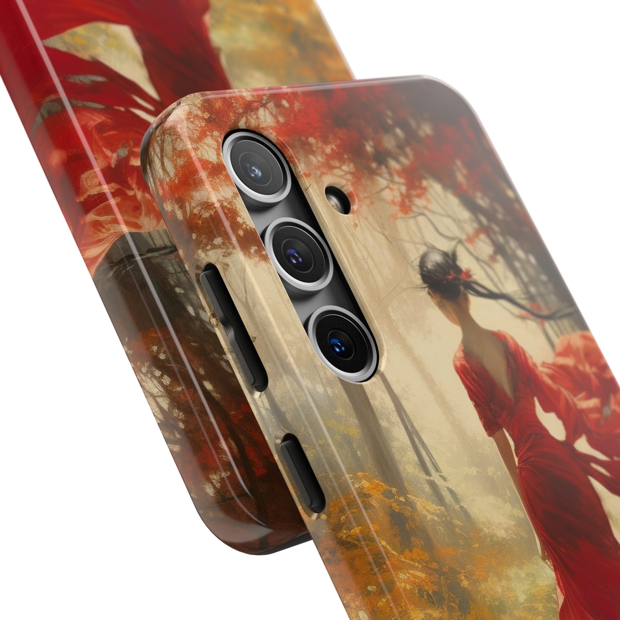 Crimson Journey Tough Phone Case