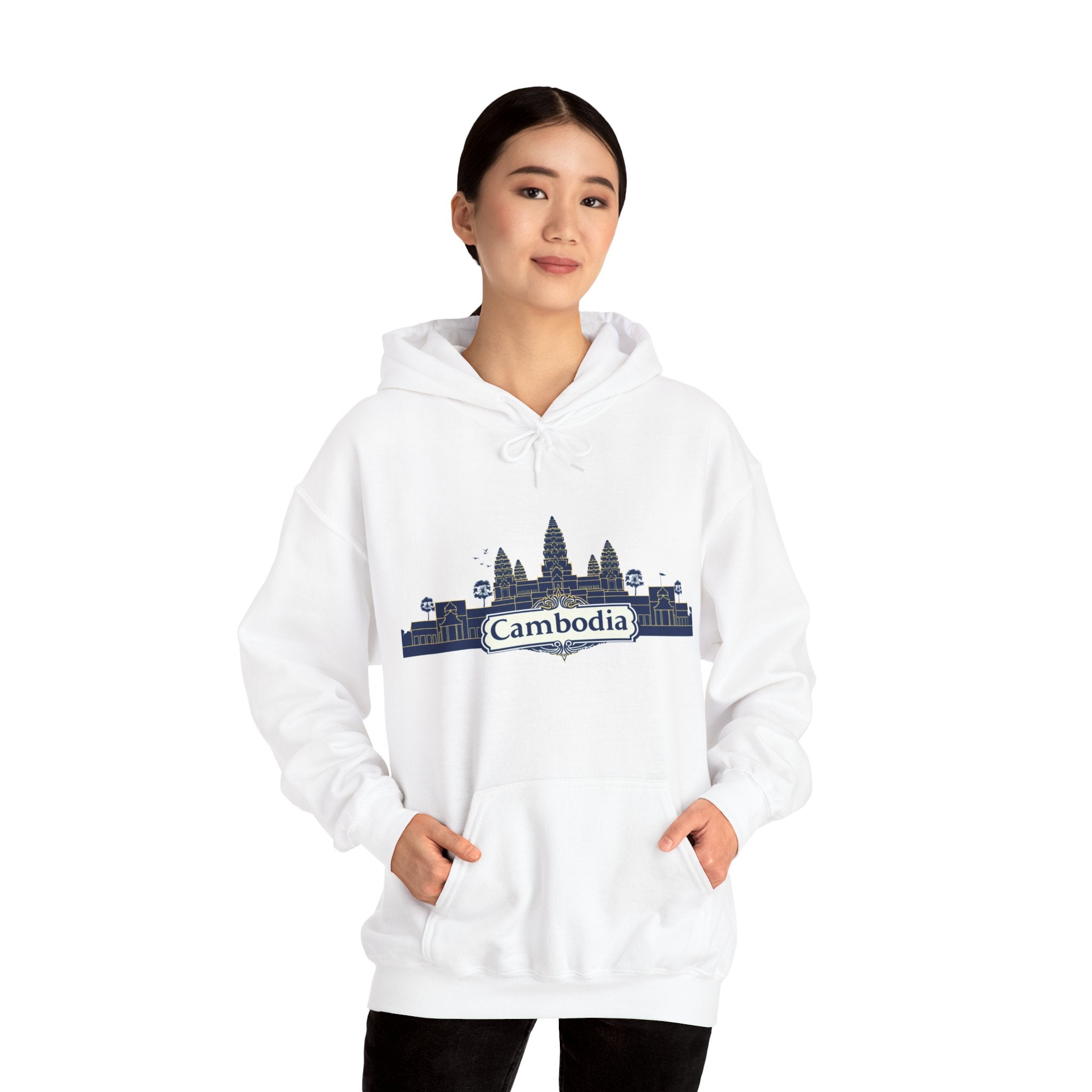 Angkor Wat Heritage Hoodie: Embrace Cambodia's Richness in Comfort