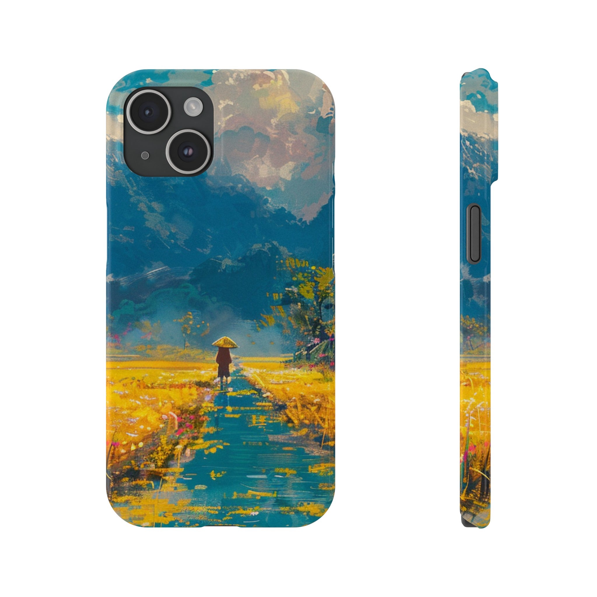 Golden Journey Slim Phone Case