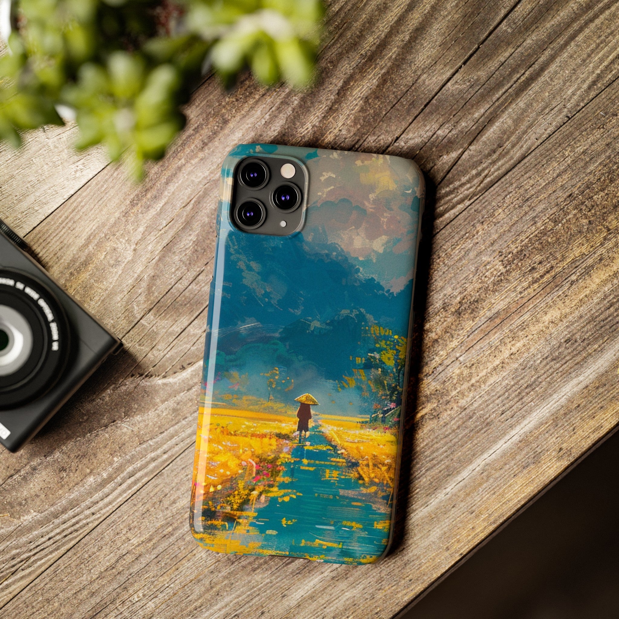 Golden Journey Slim Phone Case