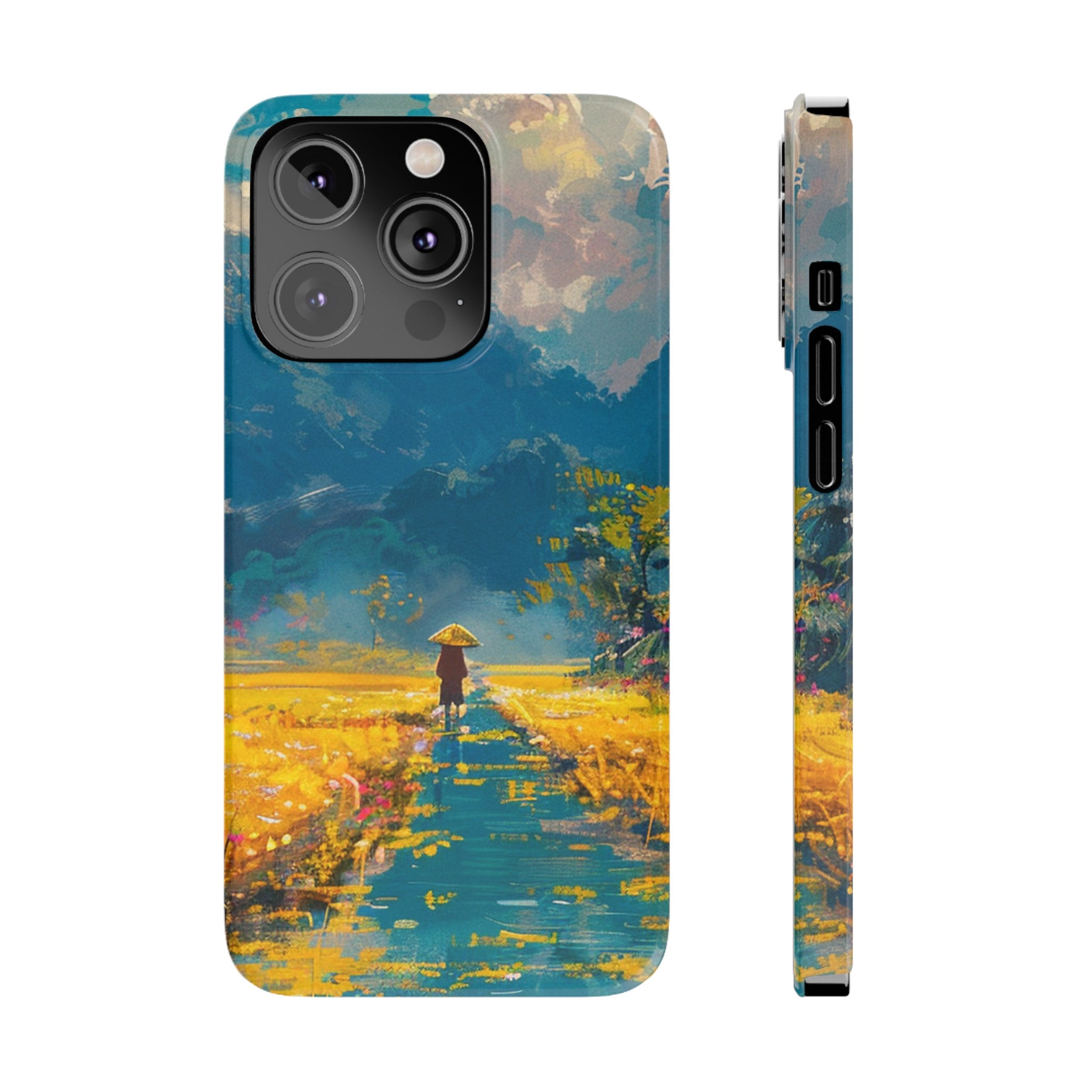 Golden Journey Slim Phone Case