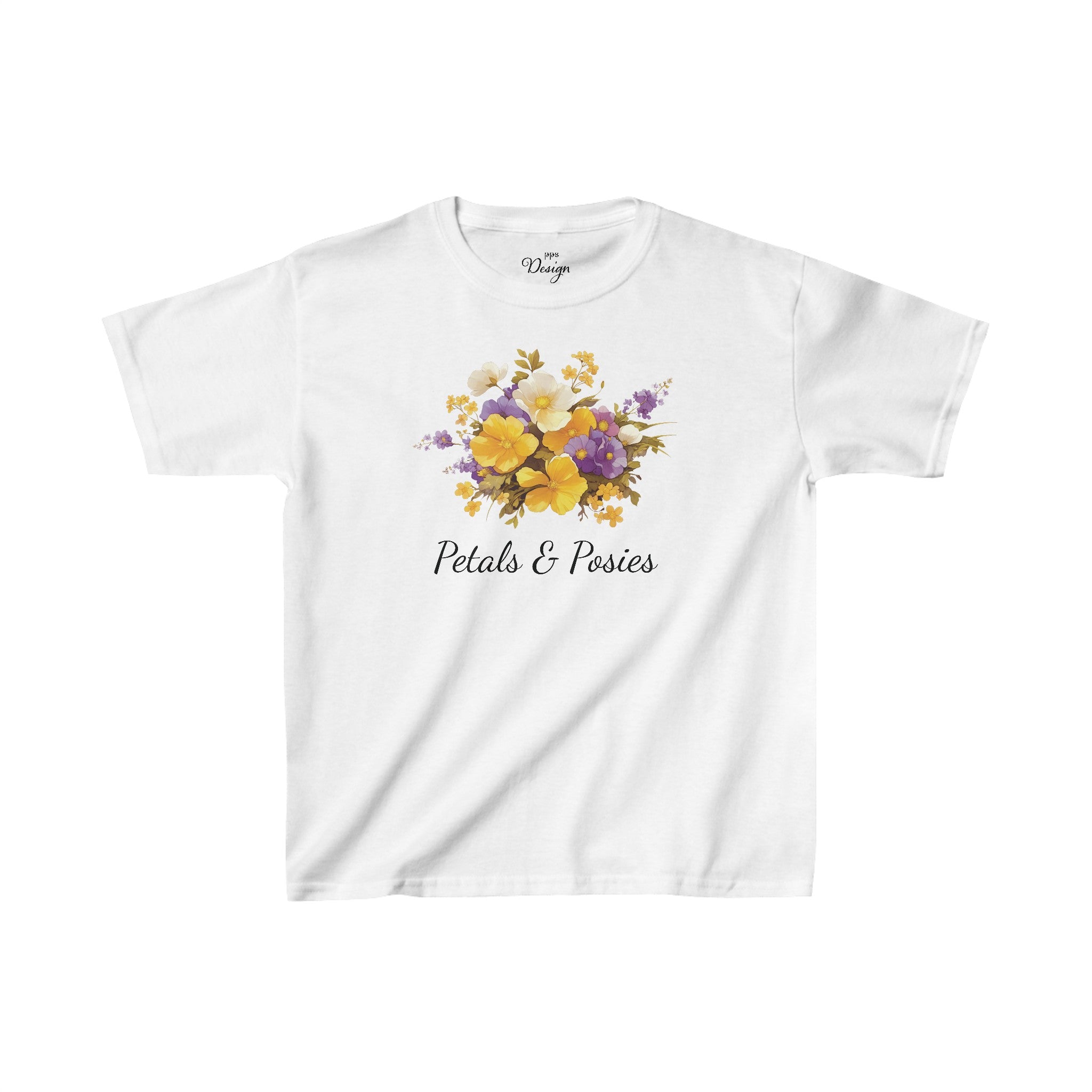 Petals & Posies Kids' Cotton Tee