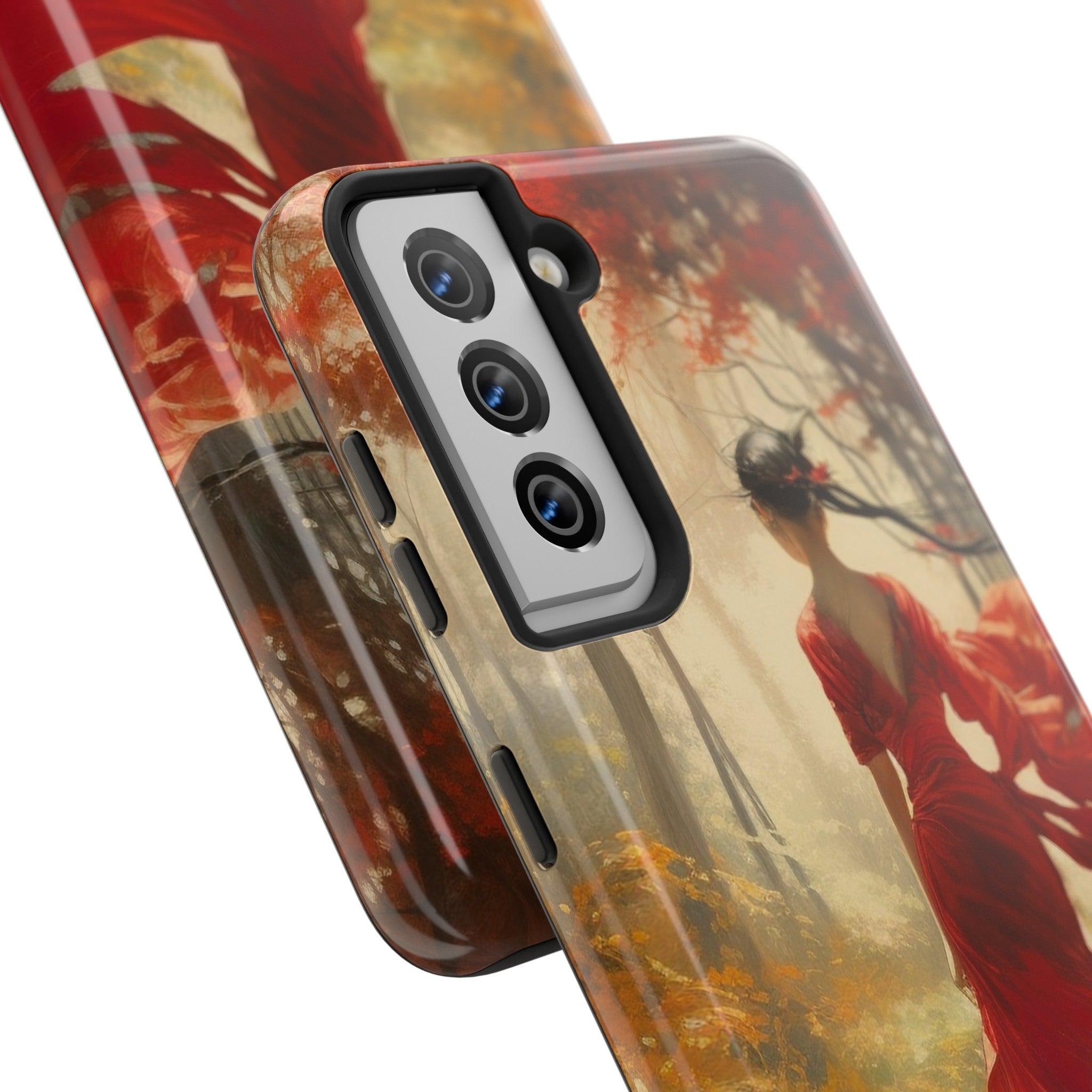 Crimson Journey Tough Phone Case